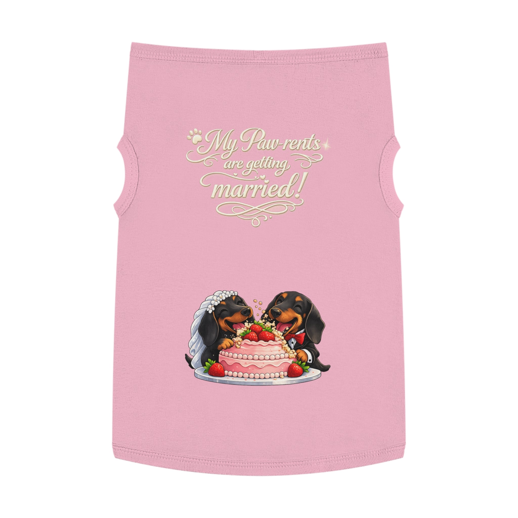 Engagement Gift for Dog Lovers -- My Pawrents Are Getting Married Dog Shirt Wedding Gift (Dachshund)