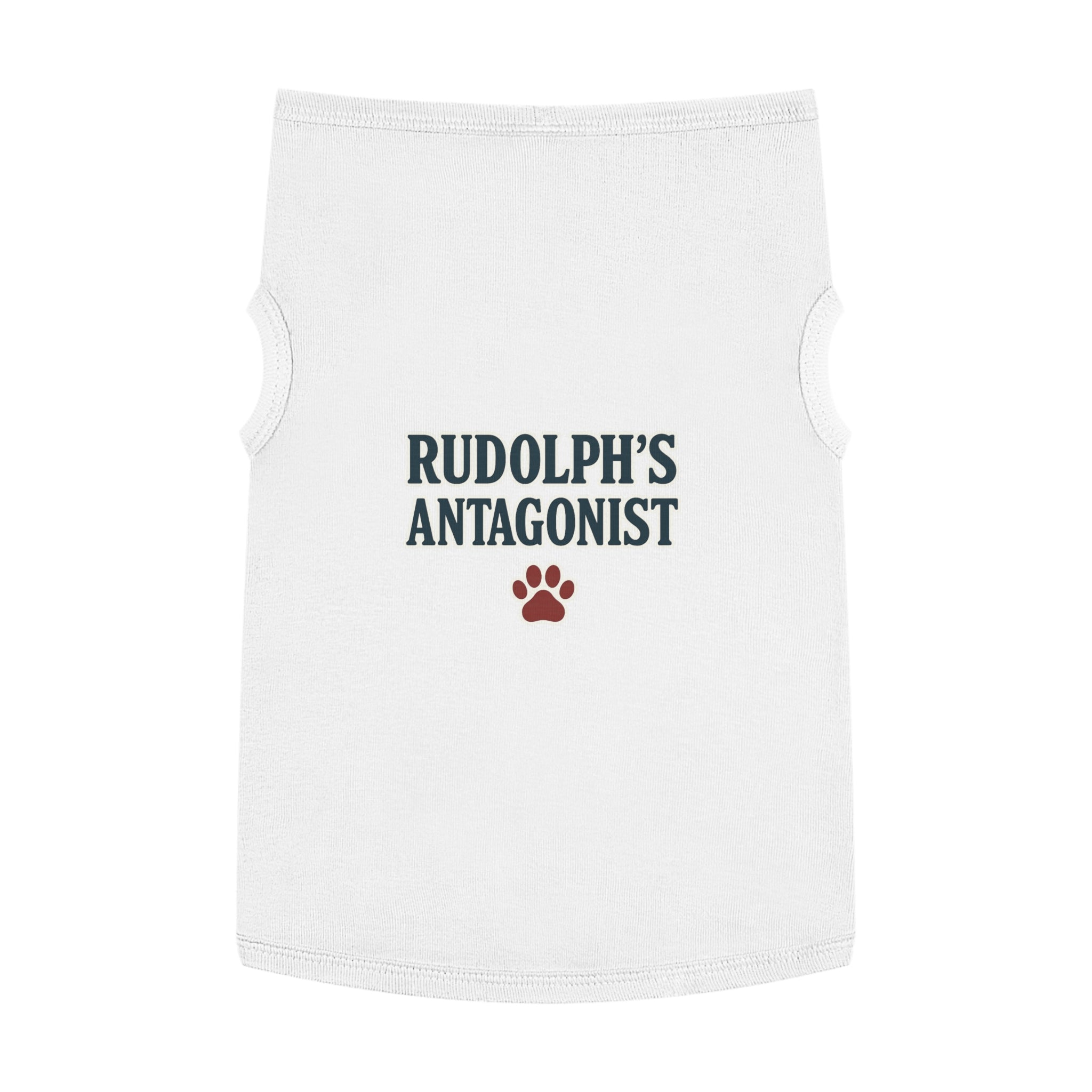 Rudolph's Antagonist Dog Tank Top -- Funny Christmas Apparel for Dogs