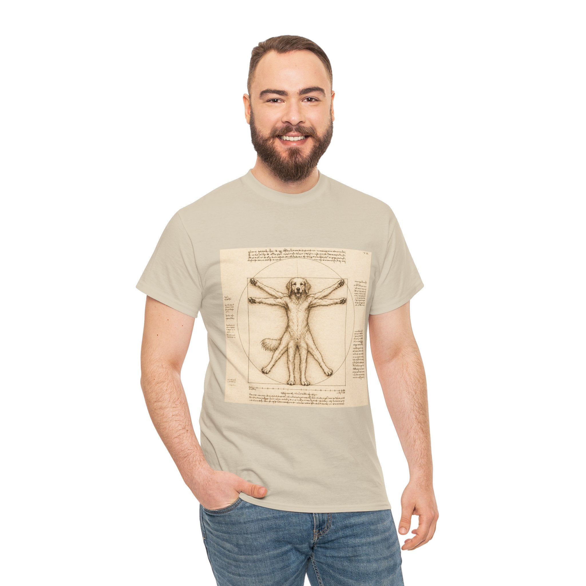 The Furtruvian Man -- Funny Shirt for Dog and Art Lovers