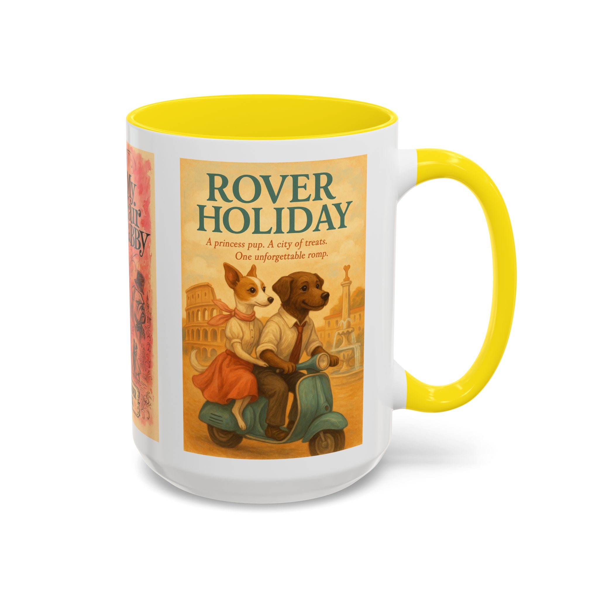 Audrey Hepburn Dog Parody Mug – Funny Gift for Classic Movie Lovers