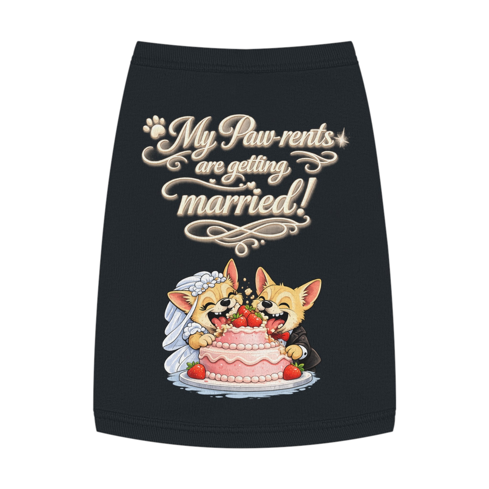 Engagement Gift for Dog Lovers -- My Pawrents Are Getting Married Dog Shirt Wedding Gift (Corgi)