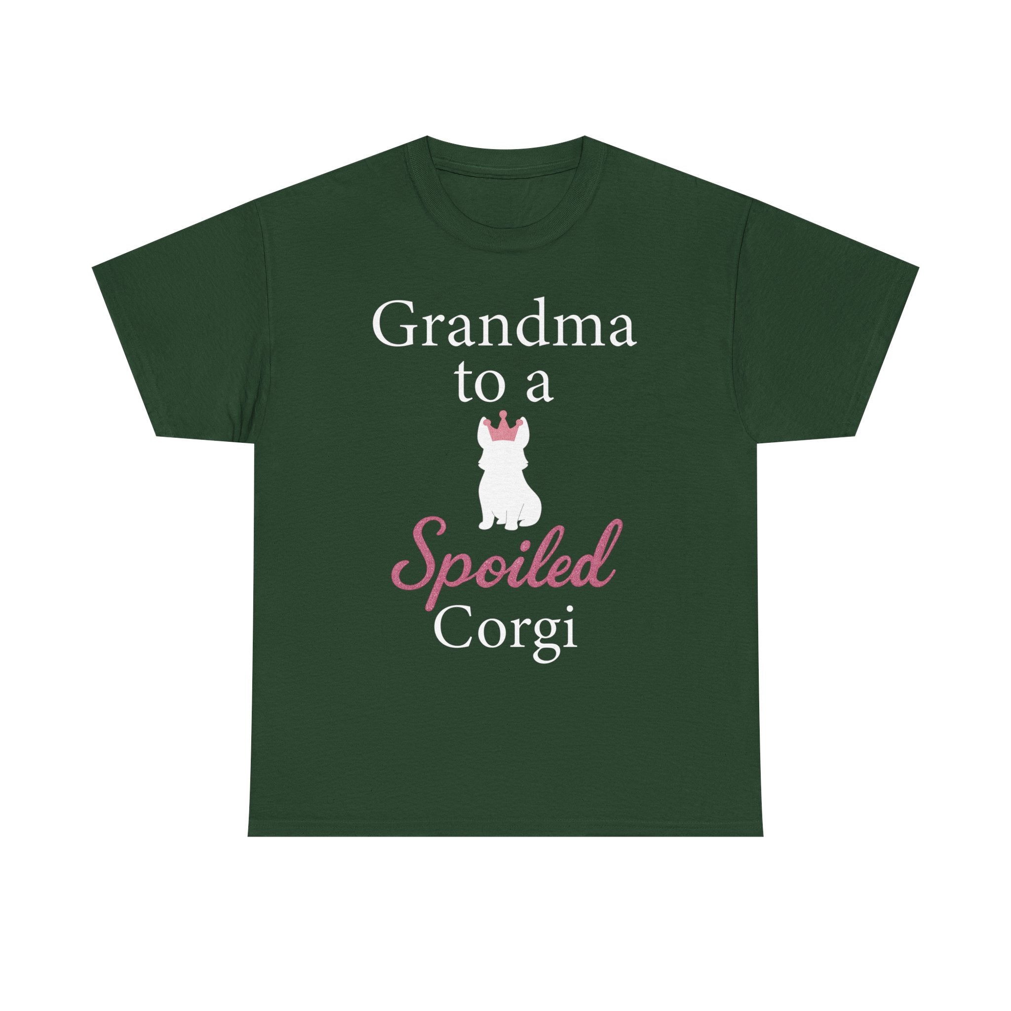 Grandma to a Spoiled Corgi T-Shirt — Funny Shirt for Dog Lovers