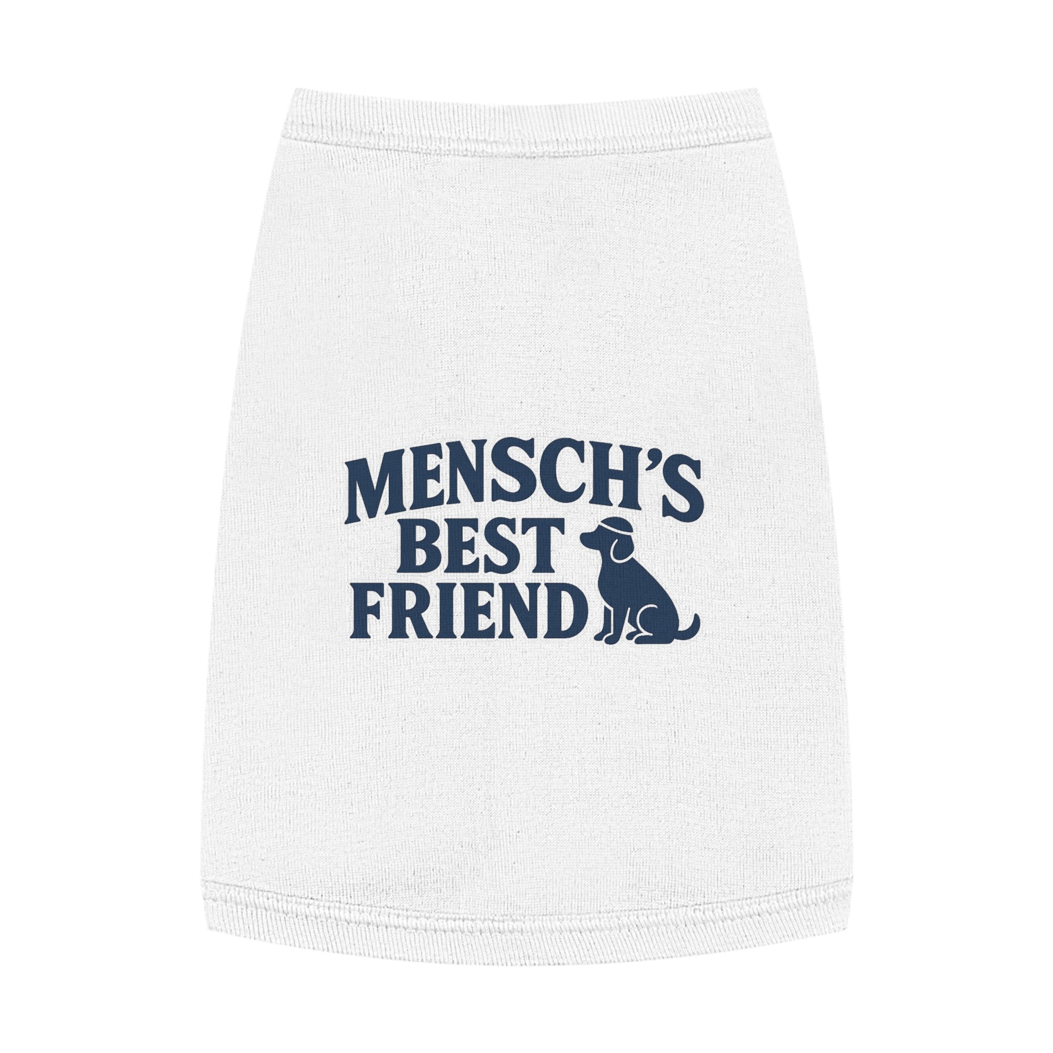 Mensch's Best Friend Dog Tank Top -- Funny Christmas Apparel for Dogs
