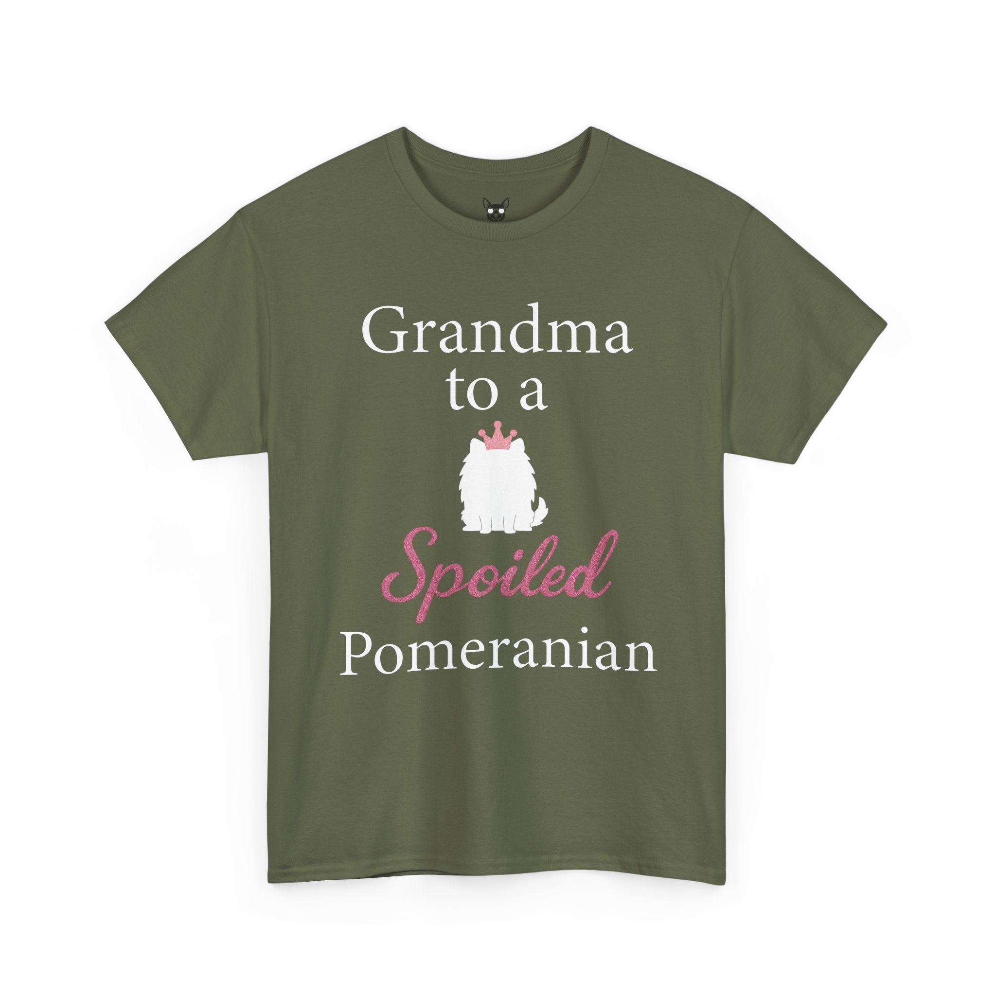 Grandma to a Spoiled Pomeranian T-Shirt — Funny Shirt for Dog Lovers