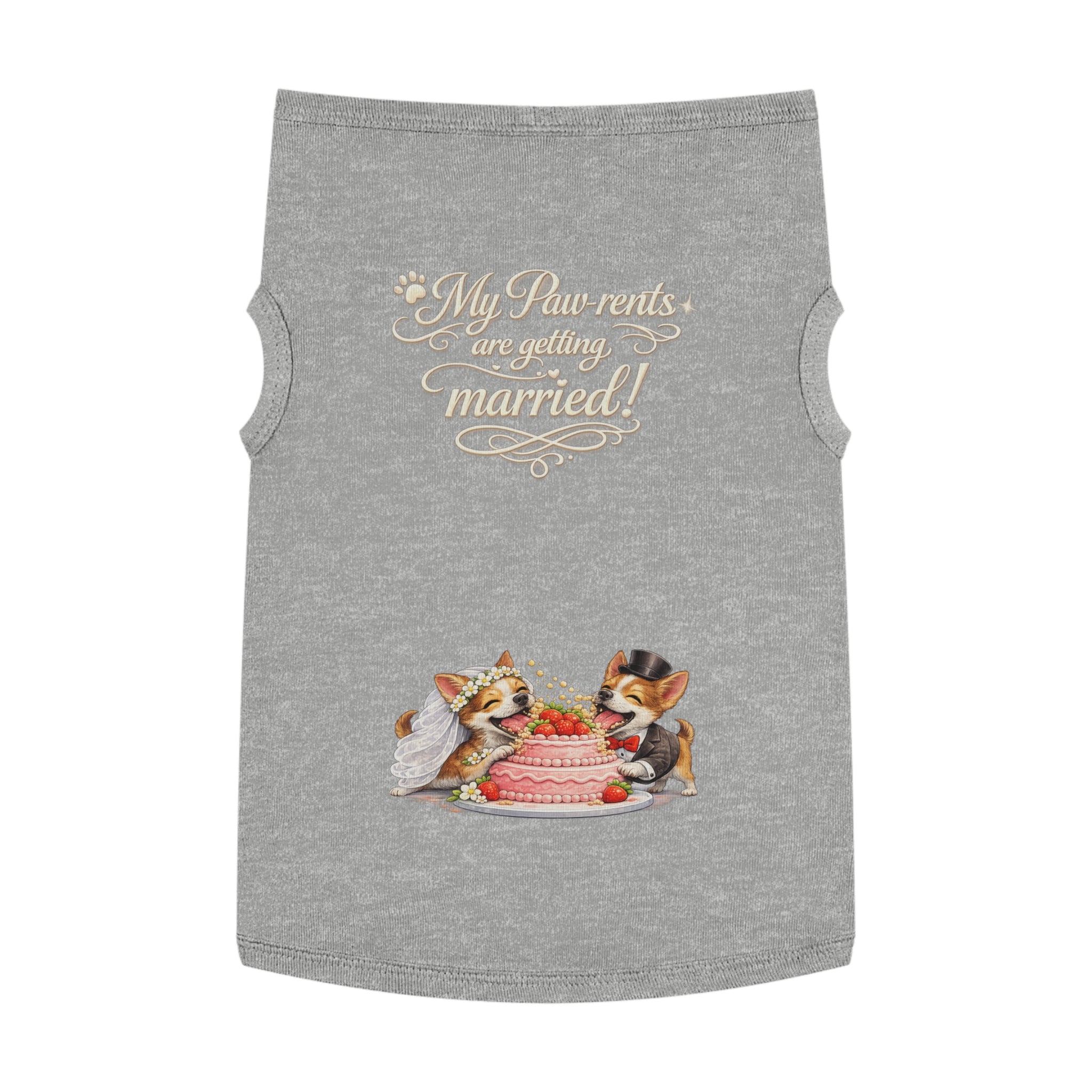 Copy of Engagement Gift for Dog Lovers -- My Pawrents Are Getting Married Dog Shirt Wedding Gift (Chihuahua)