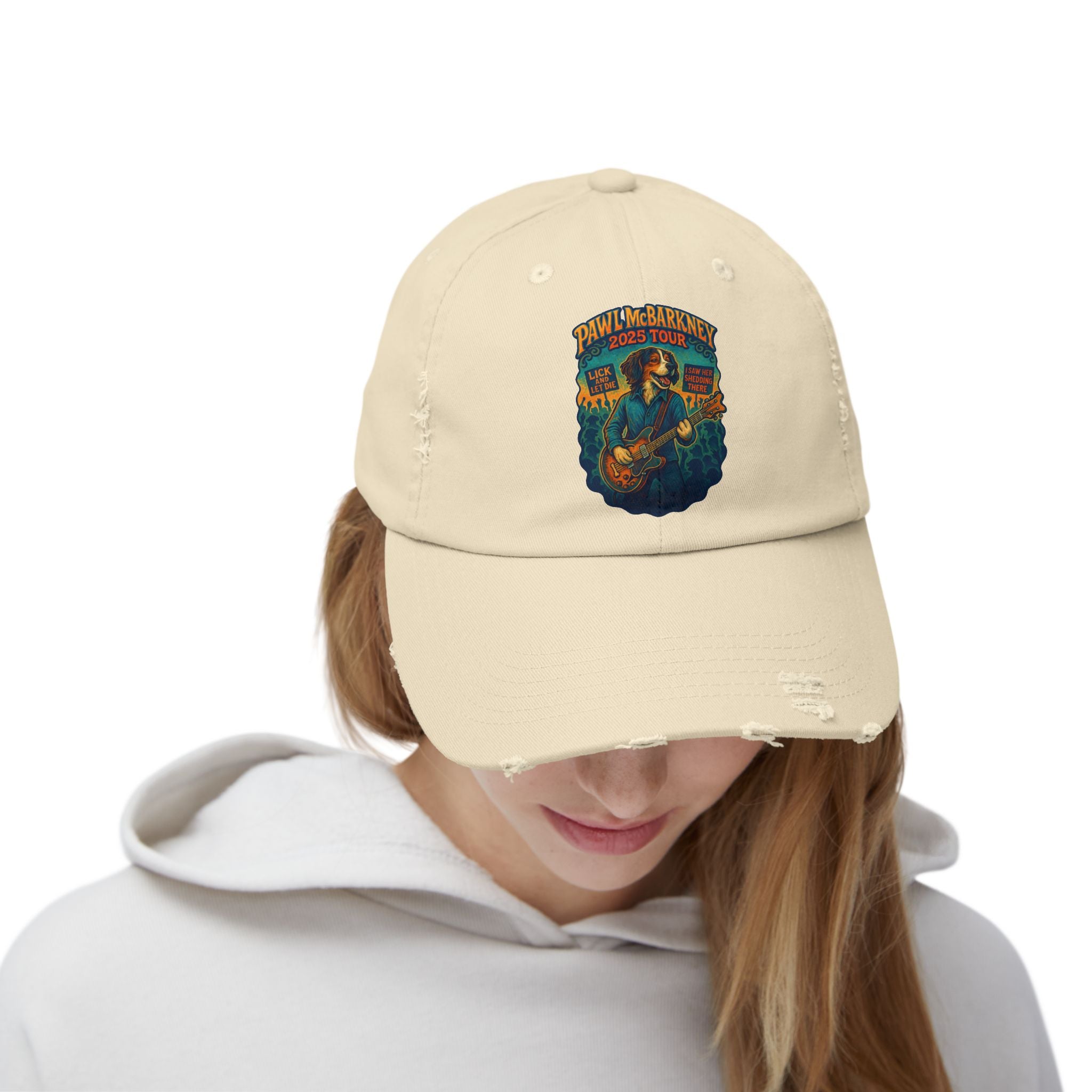 Pawl McBarkney Tour Hat -- Paul McCartney 2025 Tour Merchandise Dog Parody Hat