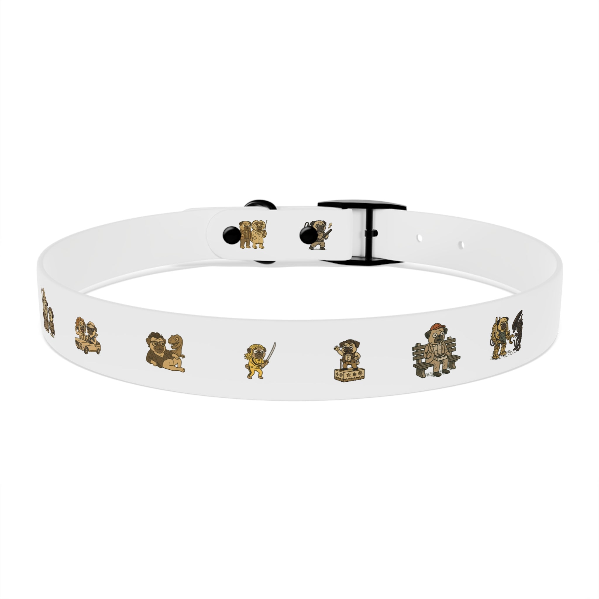 Movie Pugs Dog Collar – Funny Film-Inspired Pet Accessory for Pug Lovers