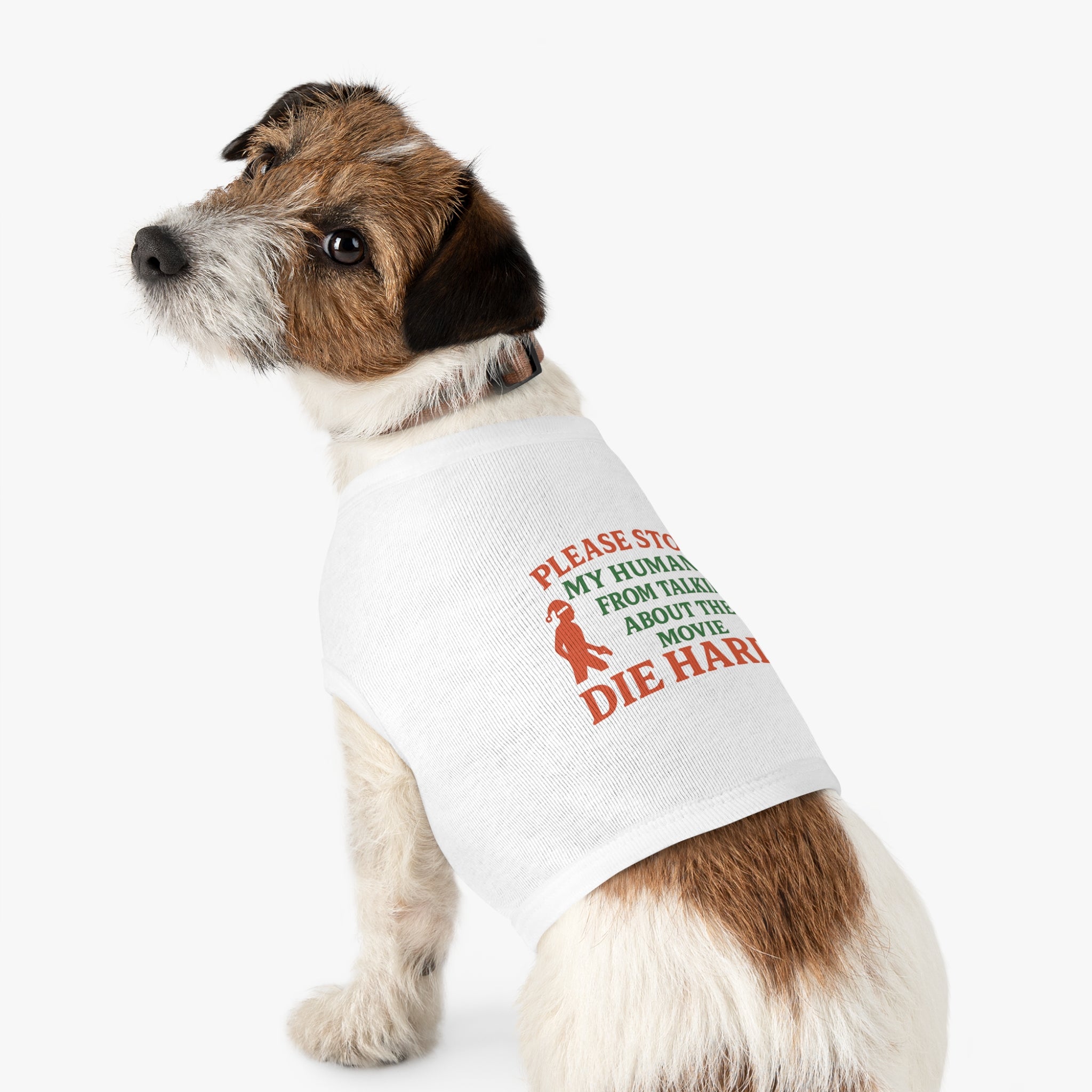 Die Hard Dog Tank Top -- Funny Christmas Apparel for Dogs