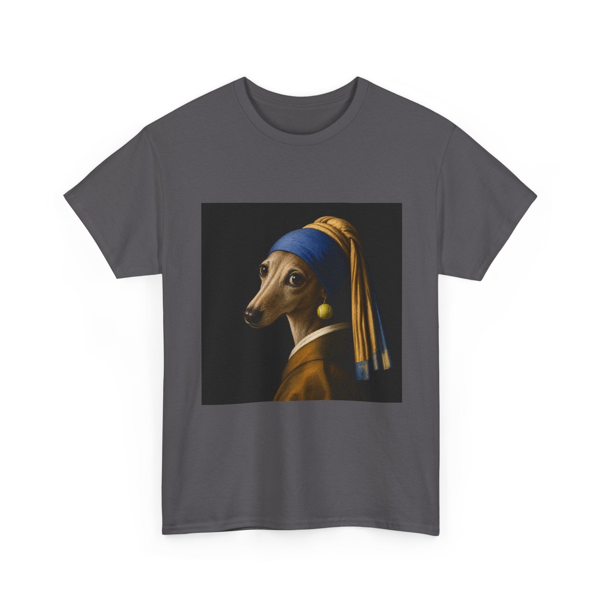 The Girl With the Fuzzy Earring -- Funny Shirt for Dog and Art Lovers