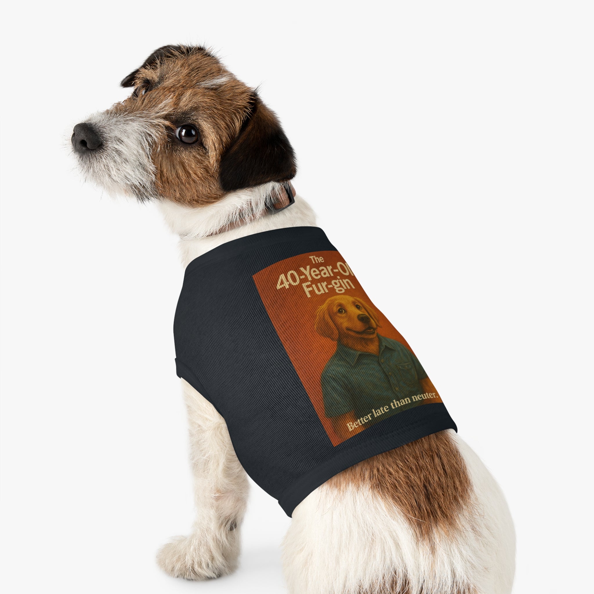 The 40-Year-Old Furgin Pet Tank Top-- Funny Parody Shirt for Dog Lovers