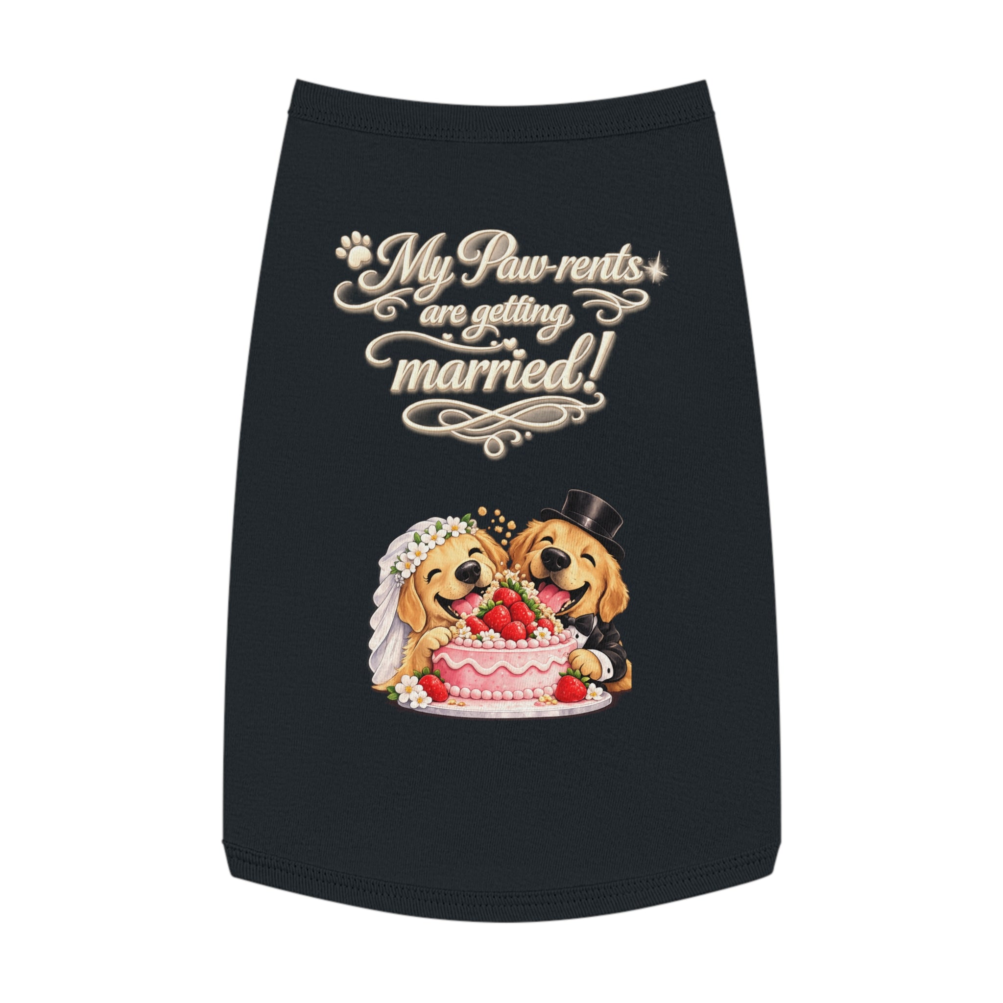 Engagement Gift for Dog Lovers -- My Pawrents Are Getting Married Dog Shirt Wedding Gift (Lab/Golden Retriever)