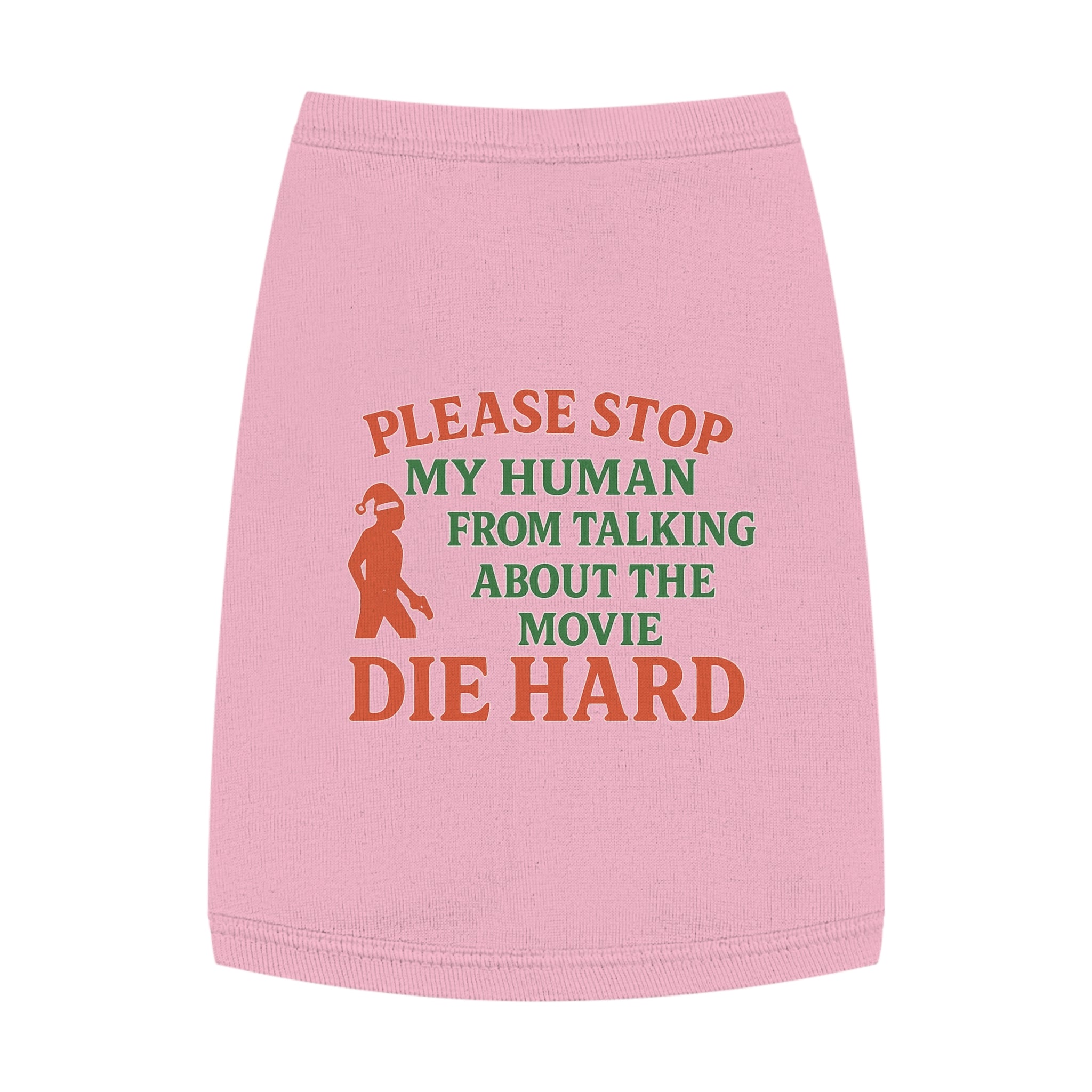 Die Hard Dog Tank Top -- Funny Christmas Apparel for Dogs