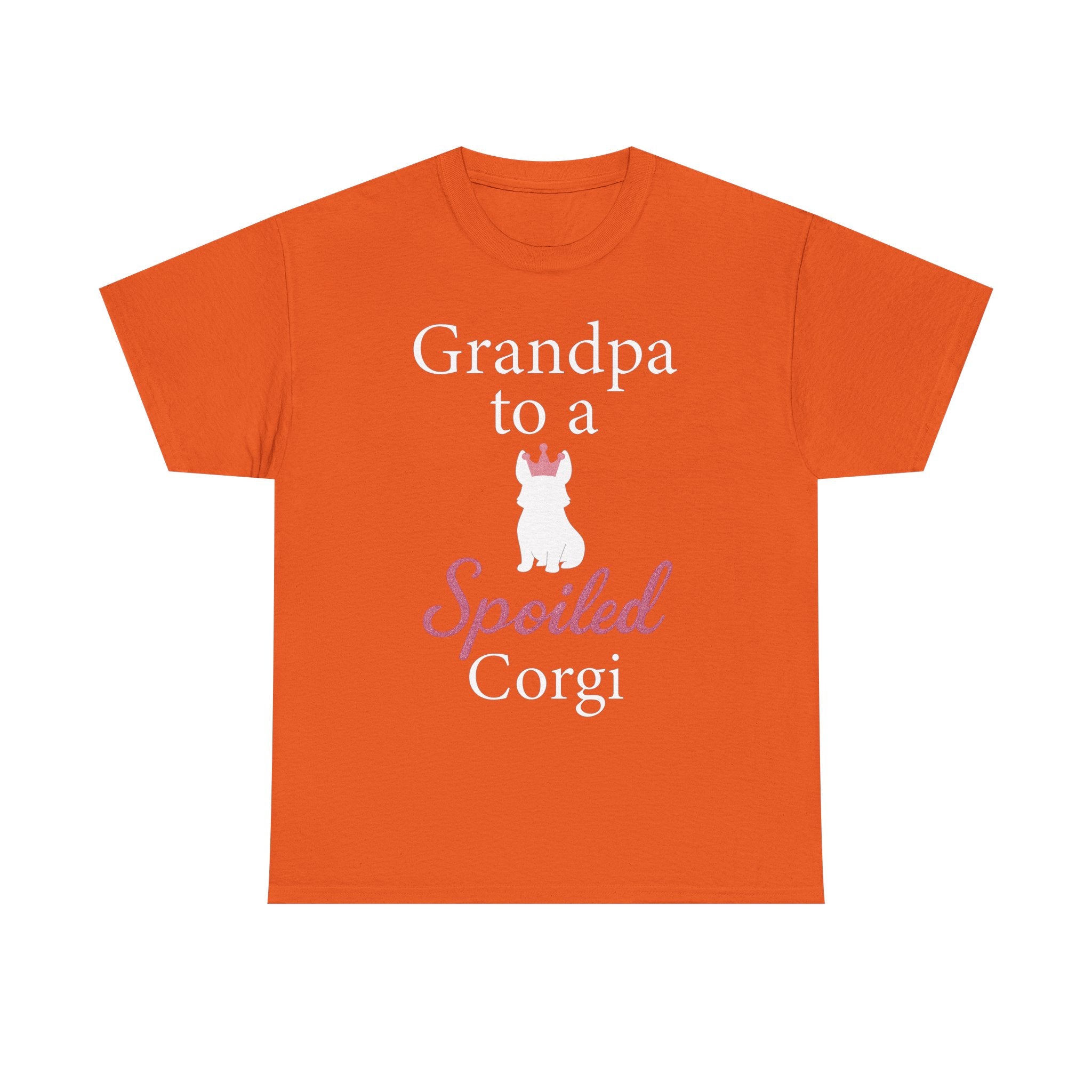 Grandpa to a Spoiled Corgi T-Shirt — Funny Shirt for Dog Lovers
