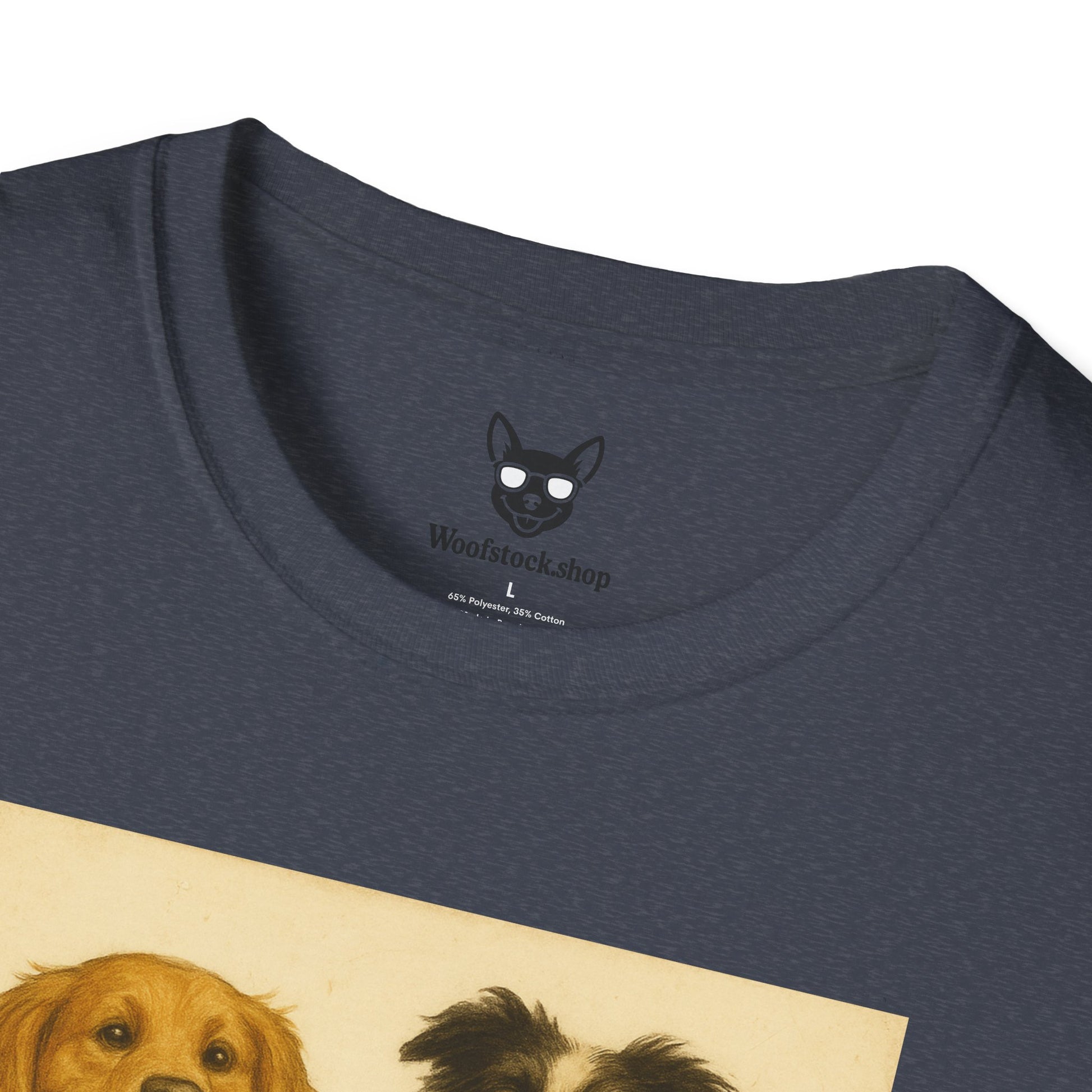 American Pie Movie Poster Dog Parody Unisex Softstyle T-Shirt -- Funny Dog Movie Tee for Film and Dog Lovers