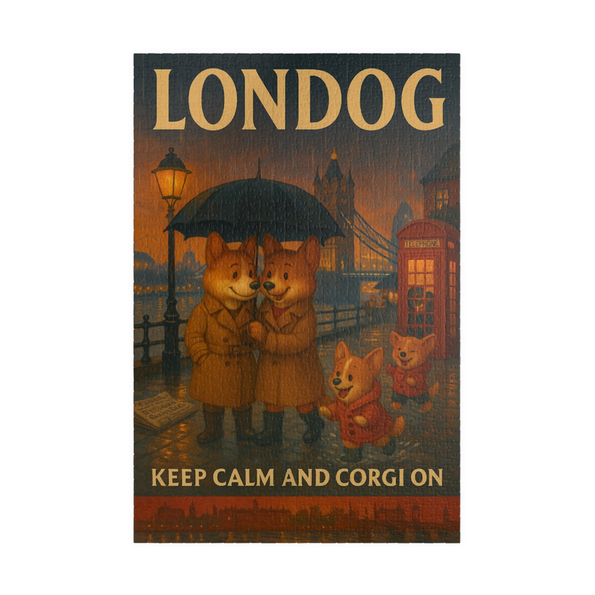 Londog Vintage Travel Poster Puzzle