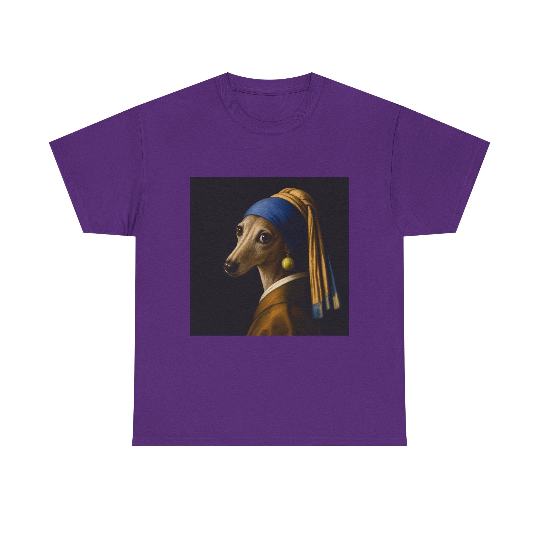 The Girl With the Fuzzy Earring -- Funny Shirt for Dog and Art Lovers