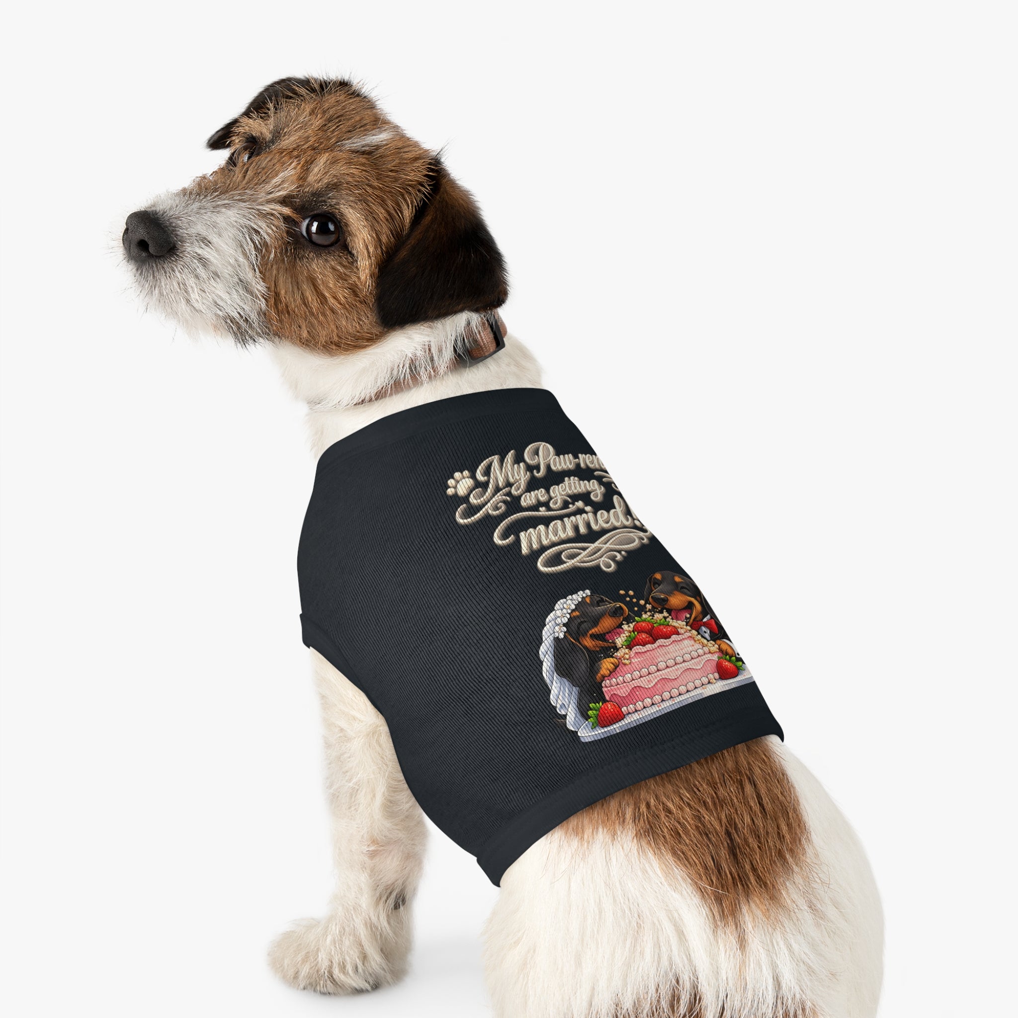 Engagement Gift for Dog Lovers -- My Pawrents Are Getting Married Dog Shirt Wedding Gift (Dachshund)