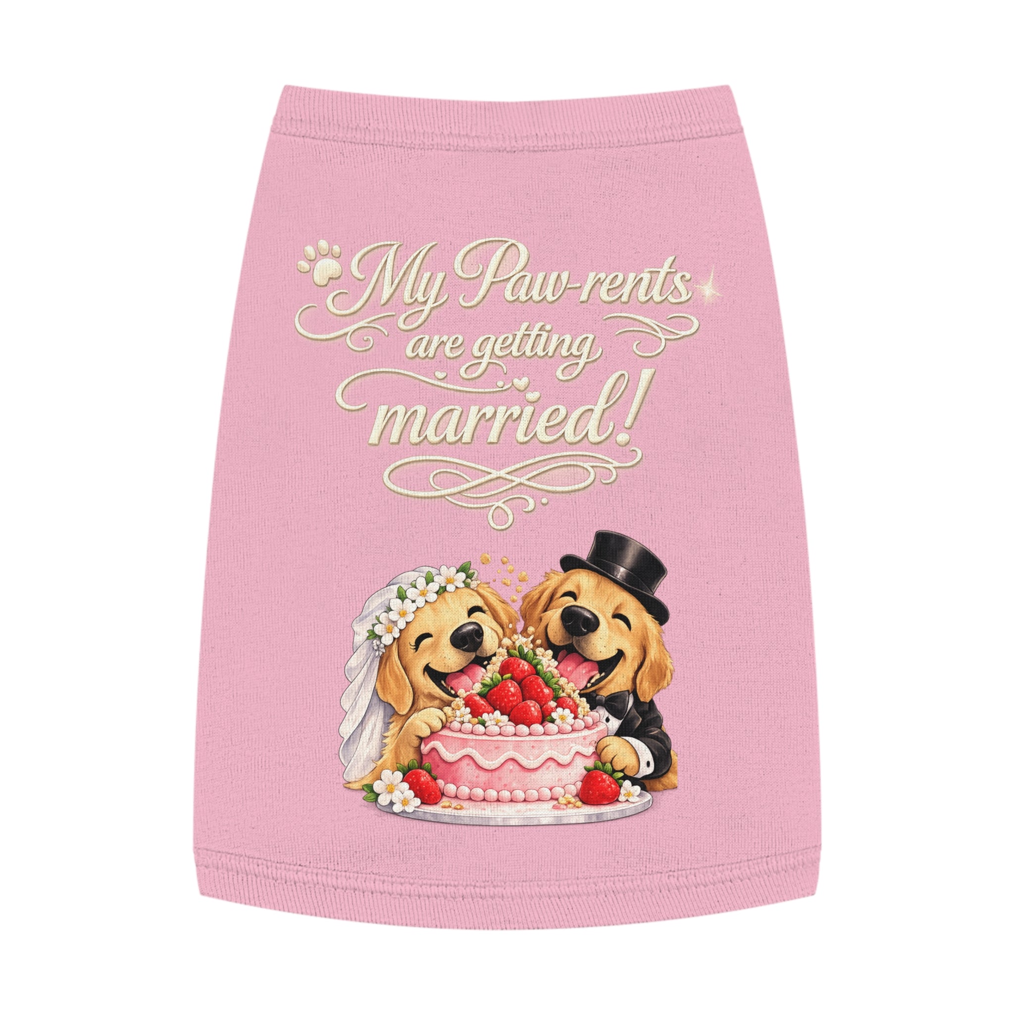 Engagement Gift for Dog Lovers -- My Pawrents Are Getting Married Dog Shirt Wedding Gift (Lab/Golden Retriever)