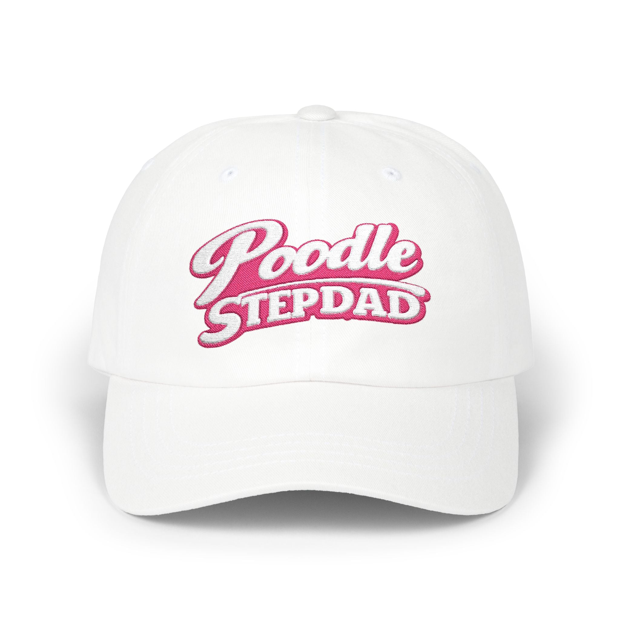 Poodle Stepdad Dad Cap — Embroidered Baseball Hat for Dog Lovers