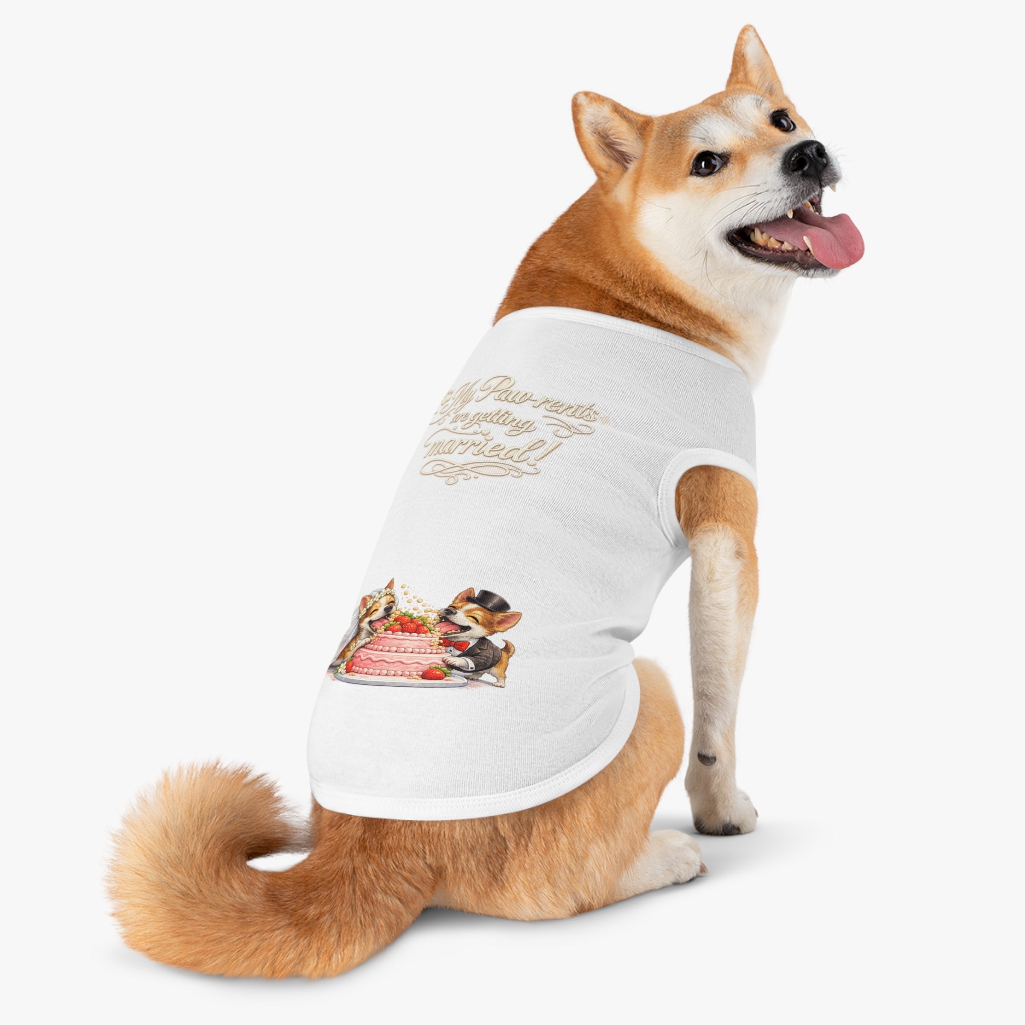 Copy of Engagement Gift for Dog Lovers -- My Pawrents Are Getting Married Dog Shirt Wedding Gift (Chihuahua)