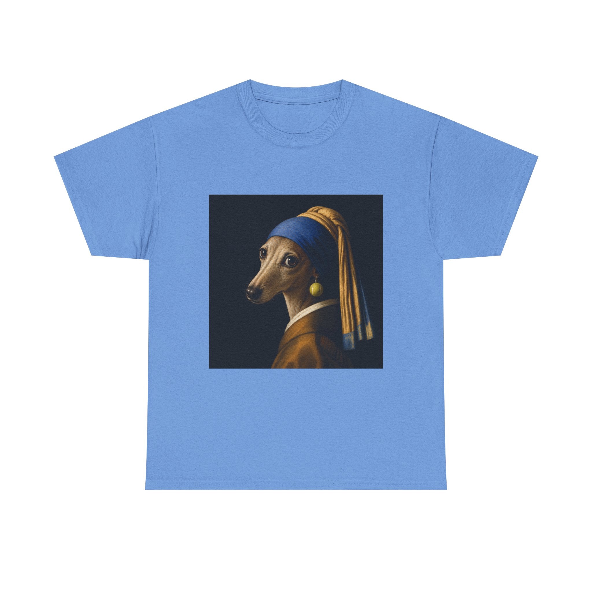 The Girl With the Fuzzy Earring -- Funny Shirt for Dog and Art Lovers