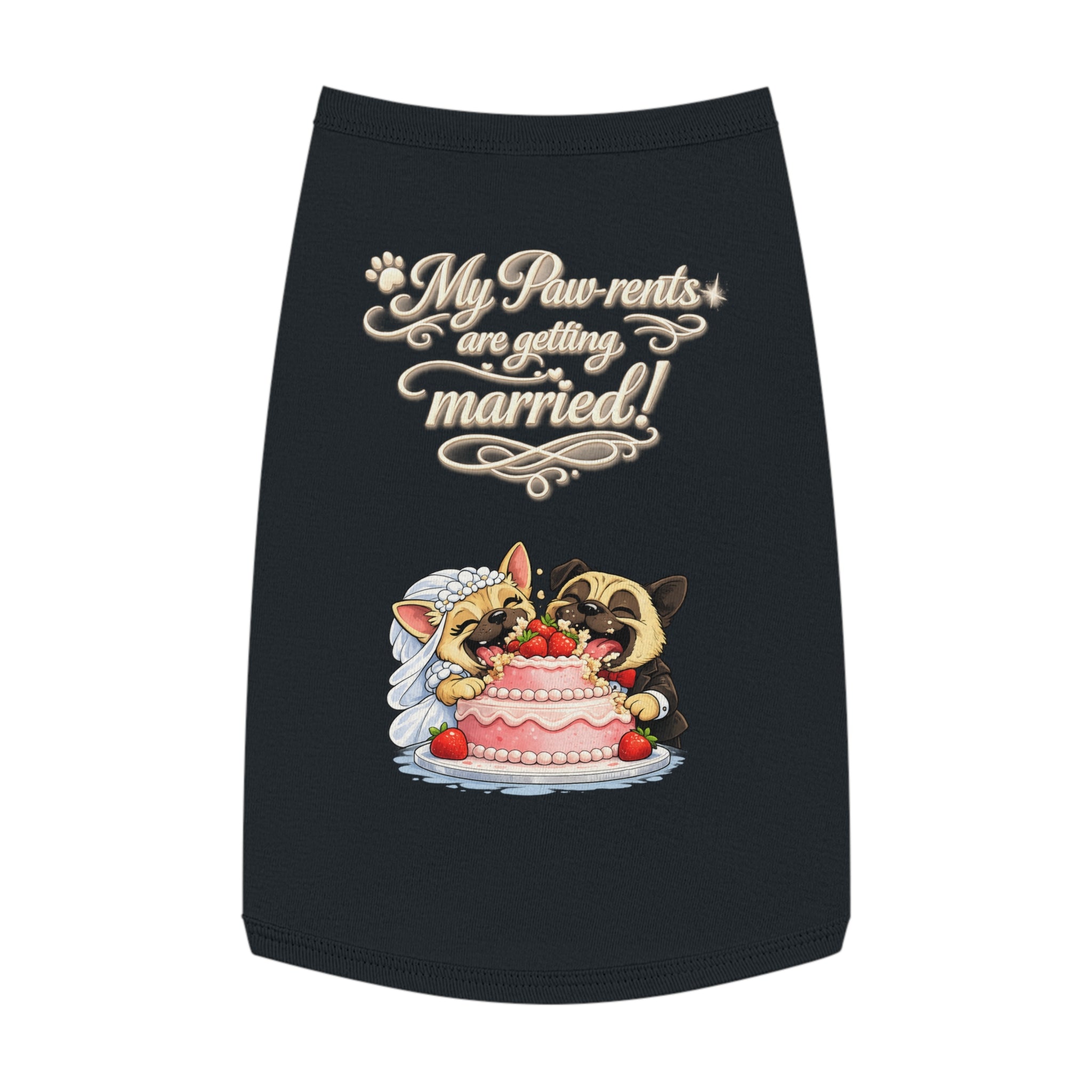 Engagement Gift for Dog Lovers -- My Pawrents Are Getting Married Dog Shirt Wedding Gift (Pug)