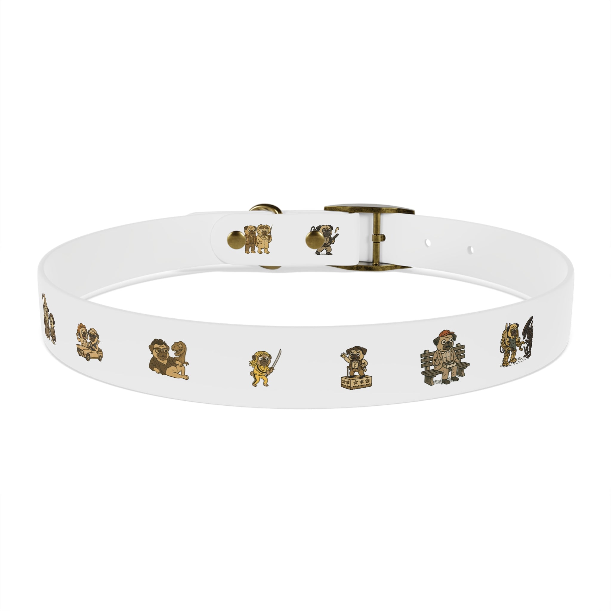 Movie Pugs Dog Collar – Funny Film-Inspired Pet Accessory for Pug Lovers
