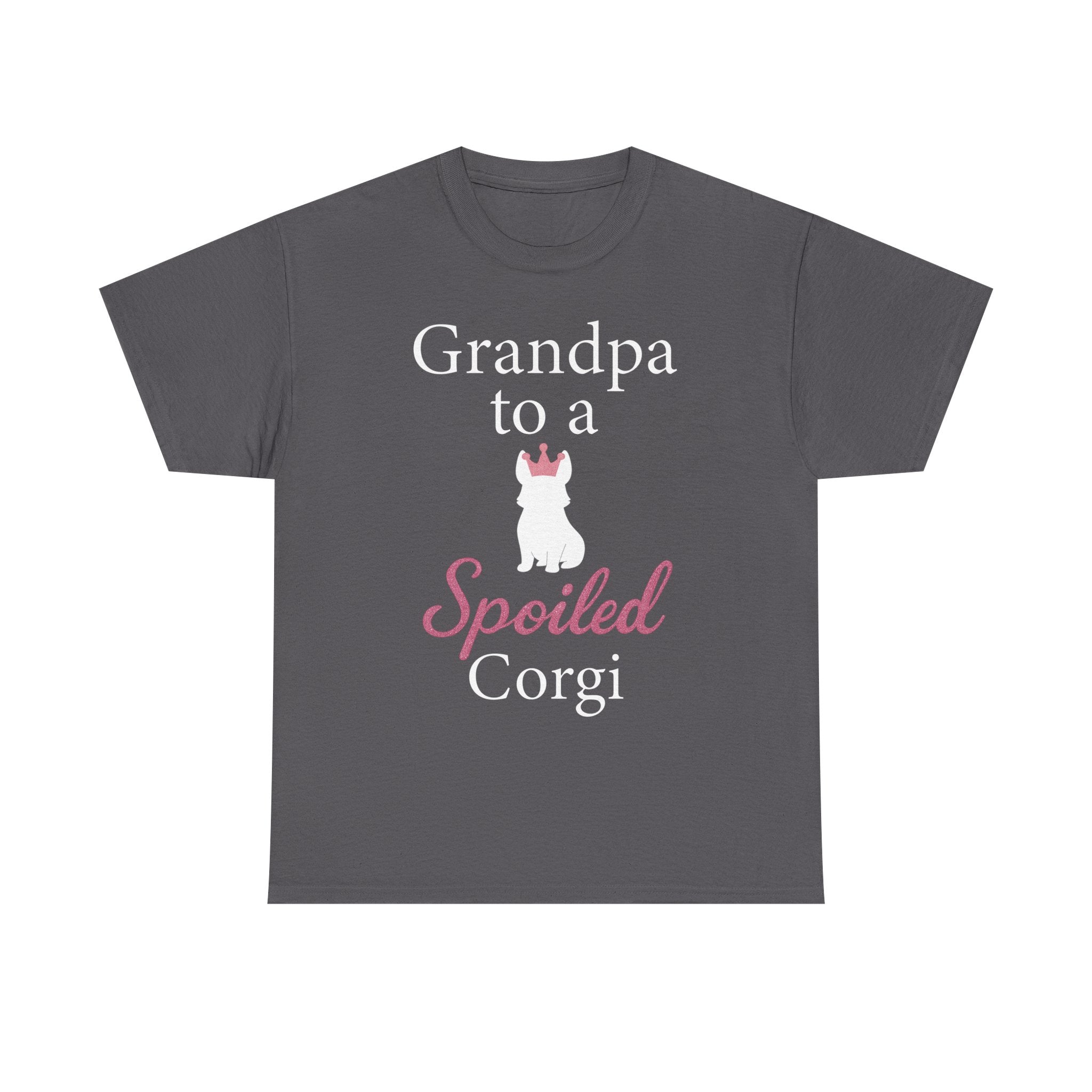 Grandpa to a Spoiled Corgi T-Shirt — Funny Shirt for Dog Lovers