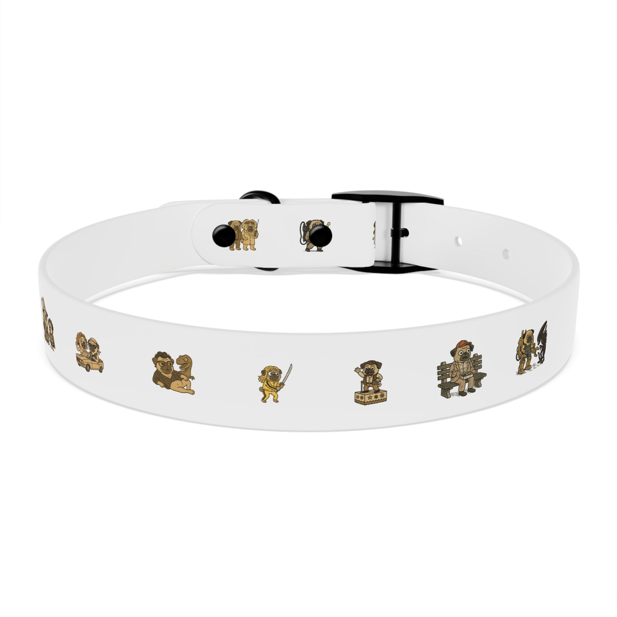 Movie Pugs Dog Collar – Funny Film-Inspired Pet Accessory for Pug Lovers