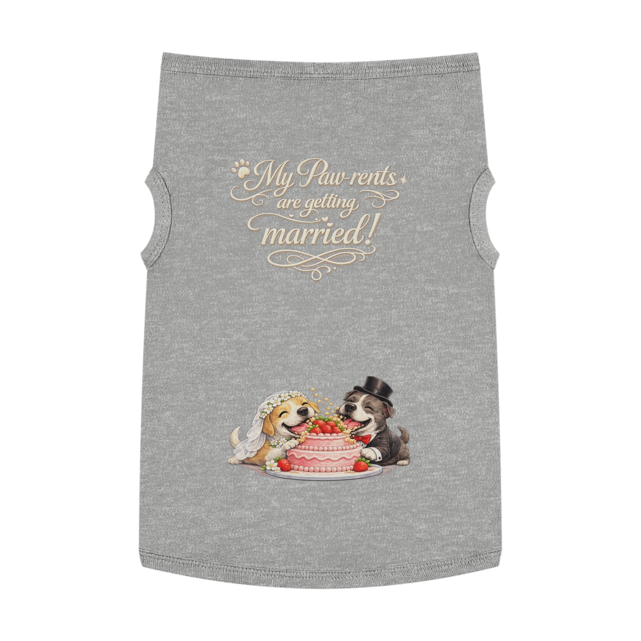 Engagement Gift for Dog Lovers -- My Pawrents Are Getting Married Dog Shirt Wedding Gift (Pit bull)