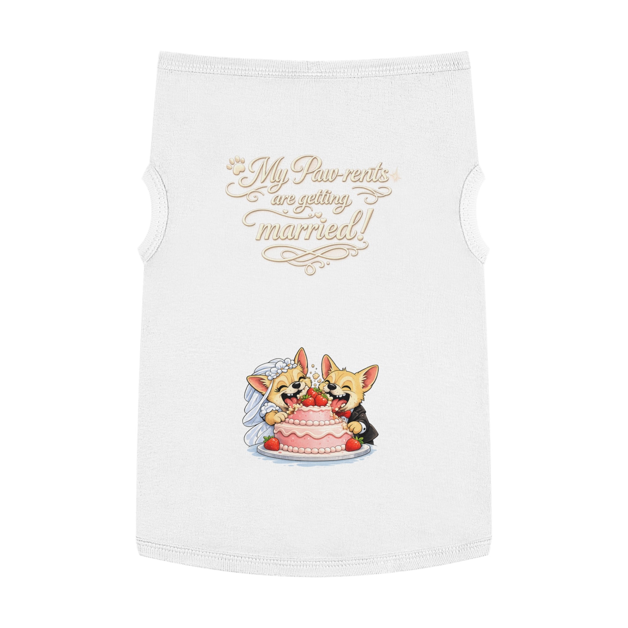 Engagement Gift for Dog Lovers -- My Pawrents Are Getting Married Dog Shirt Wedding Gift (Corgi)
