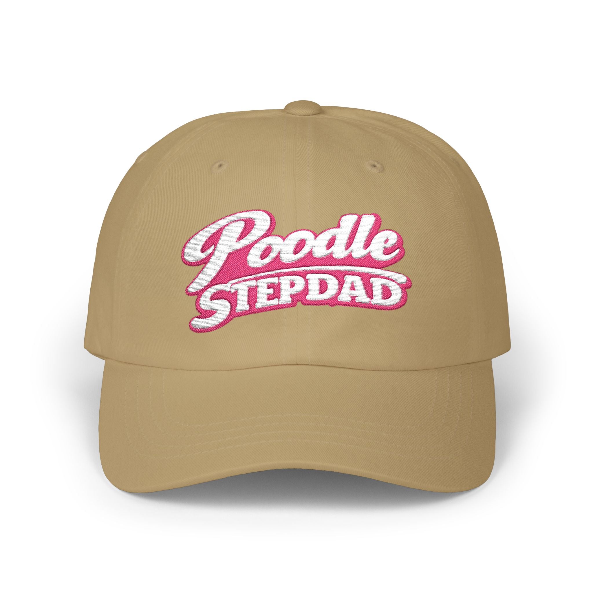 Poodle Stepdad Dad Cap — Embroidered Baseball Hat for Dog Lovers