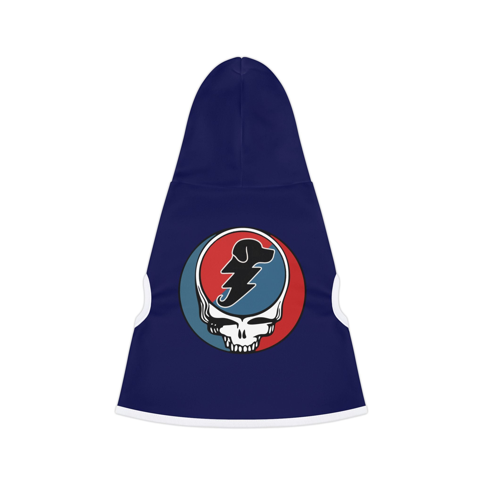 Grateful Dead Parody Hoodie for Dogs -- Funny Gift for Deadheads and Dog Lovers