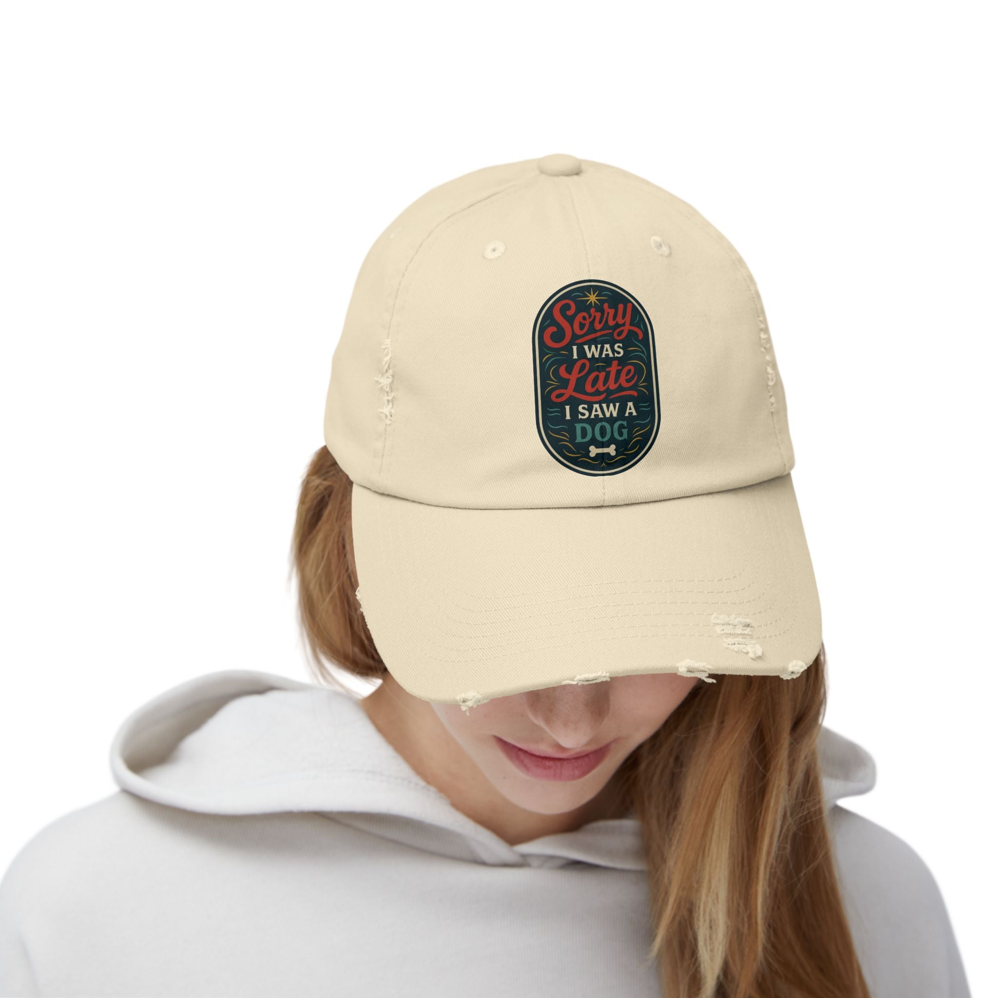 Sorry I Was Late, I Saw A Dog Hat -- Funny Hat for Dog Lovers