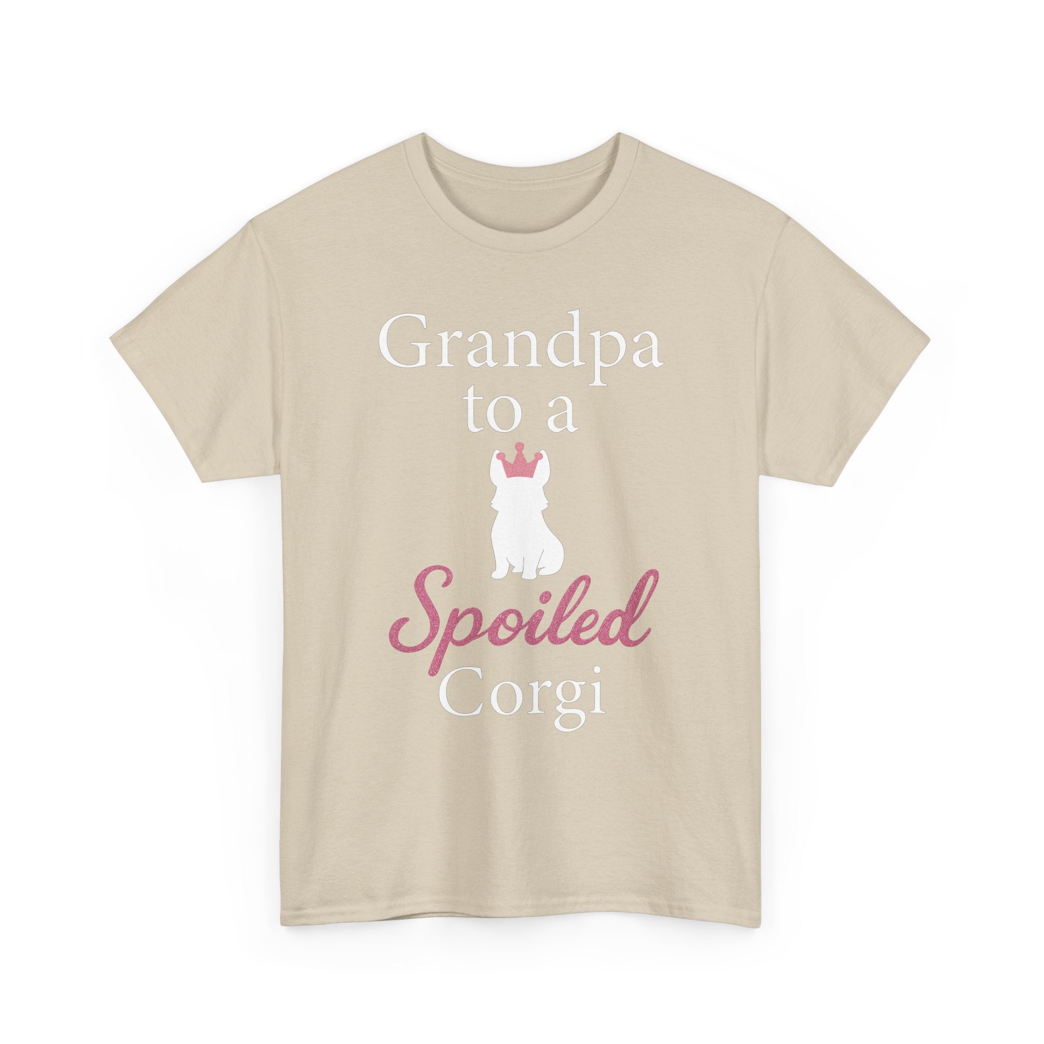 Grandpa to a Spoiled Corgi T-Shirt — Funny Shirt for Dog Lovers