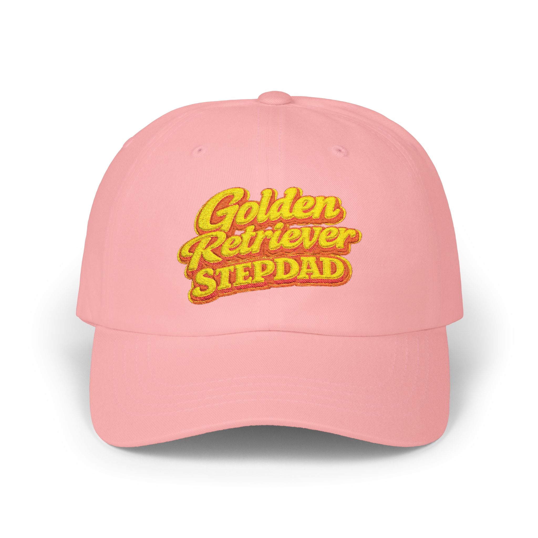 Golden Retriever Stepdad Dad Cap — Embroidered Baseball Hat for Pug Lovers
