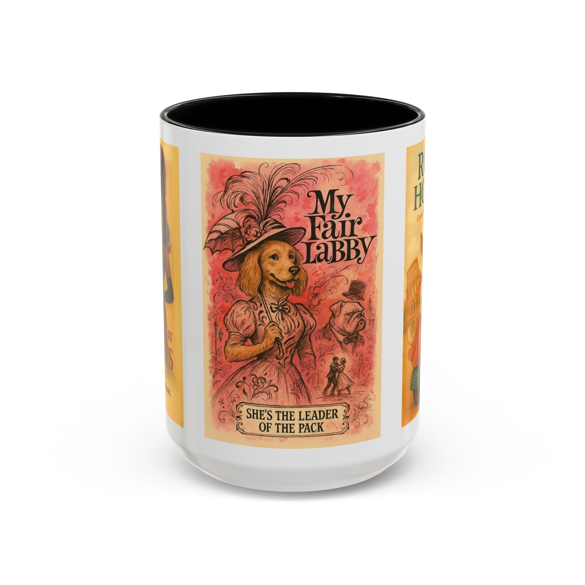 Audrey Hepburn Dog Parody Mug – Funny Gift for Classic Movie Lovers