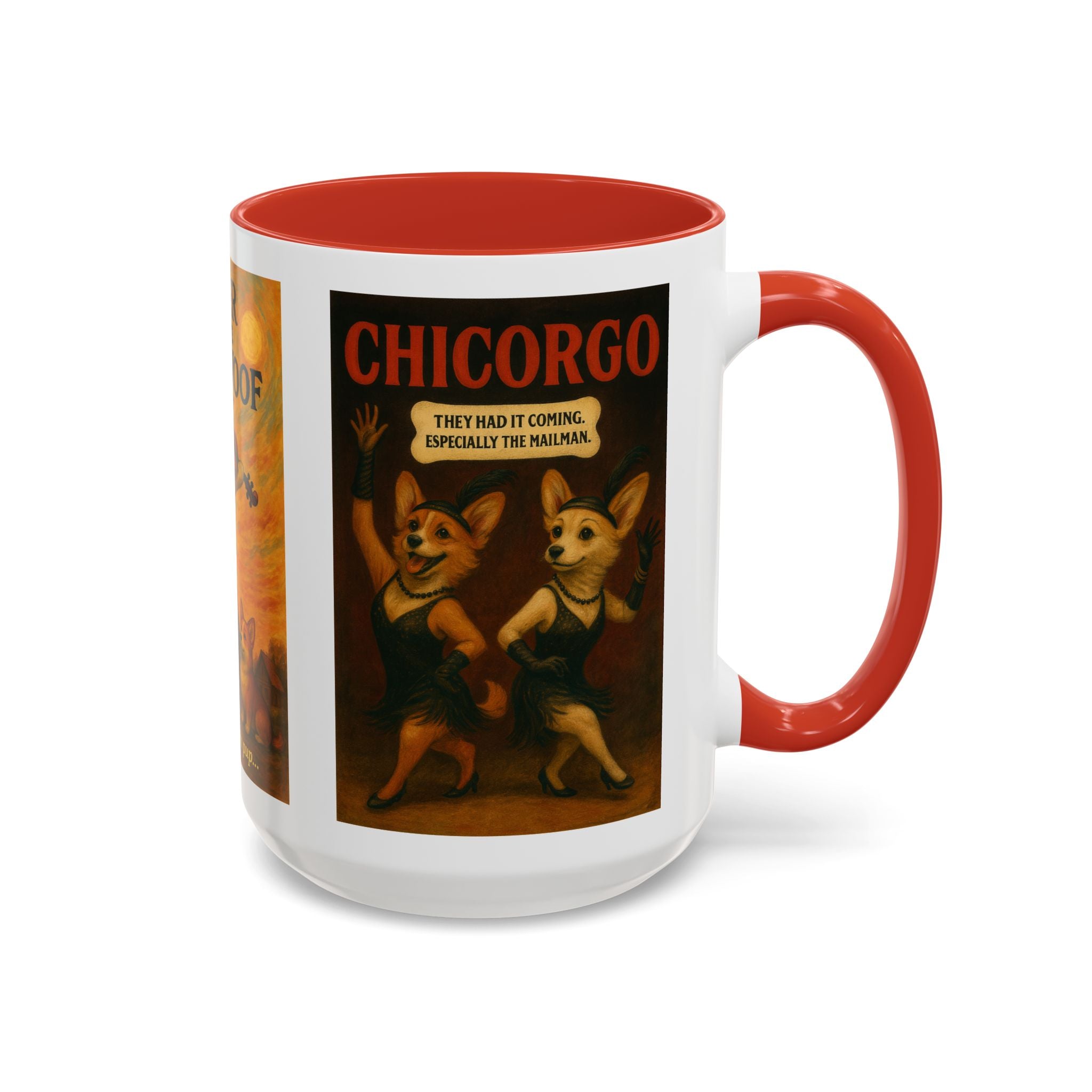 Broadway Dog Parody Mug – Funny Chicago, Fiddler & A Chorus Line Musical Gift