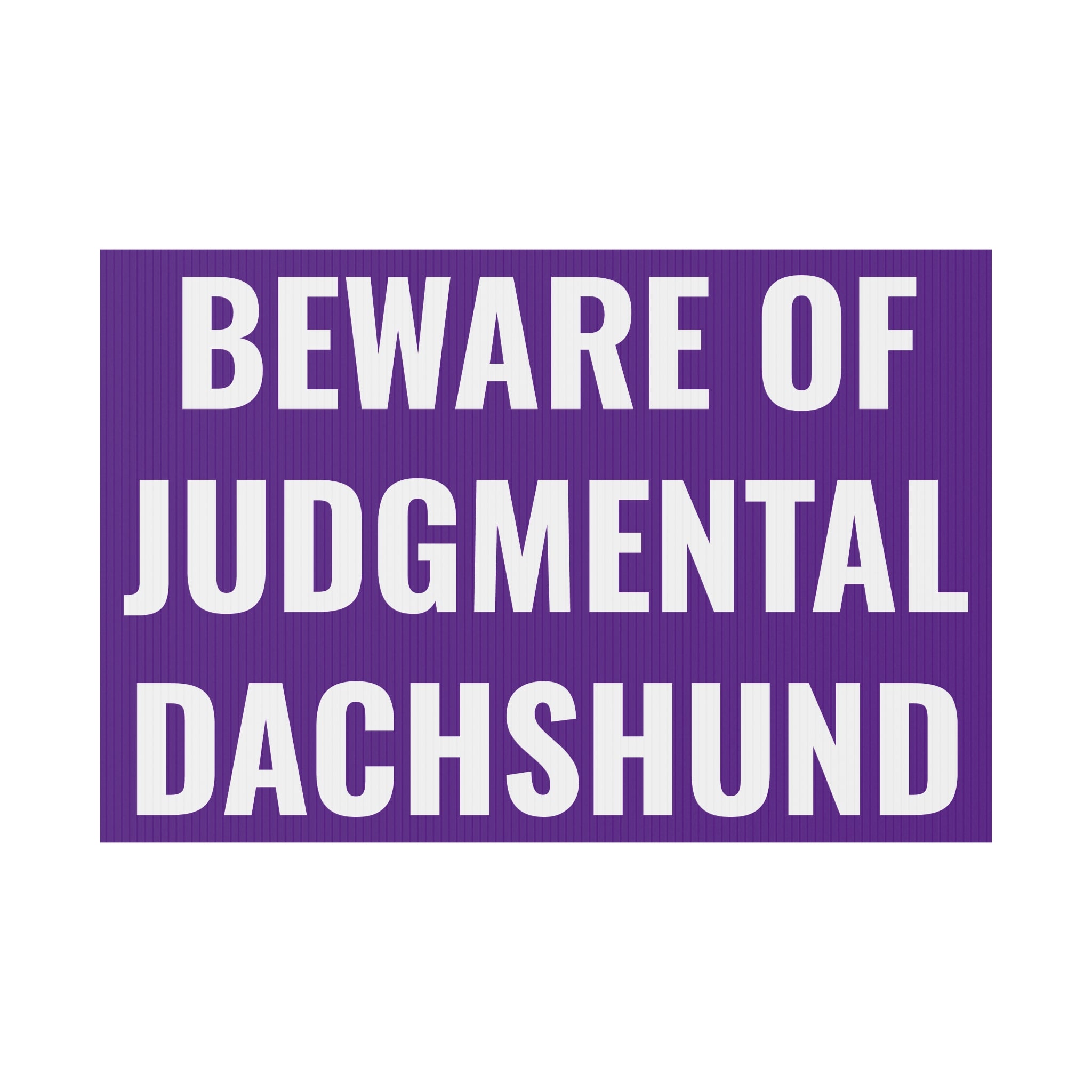 Copy of Beware of Anxious Chihuahua Yard Sign - Funny Dog Warning Plastic Lawn Sign