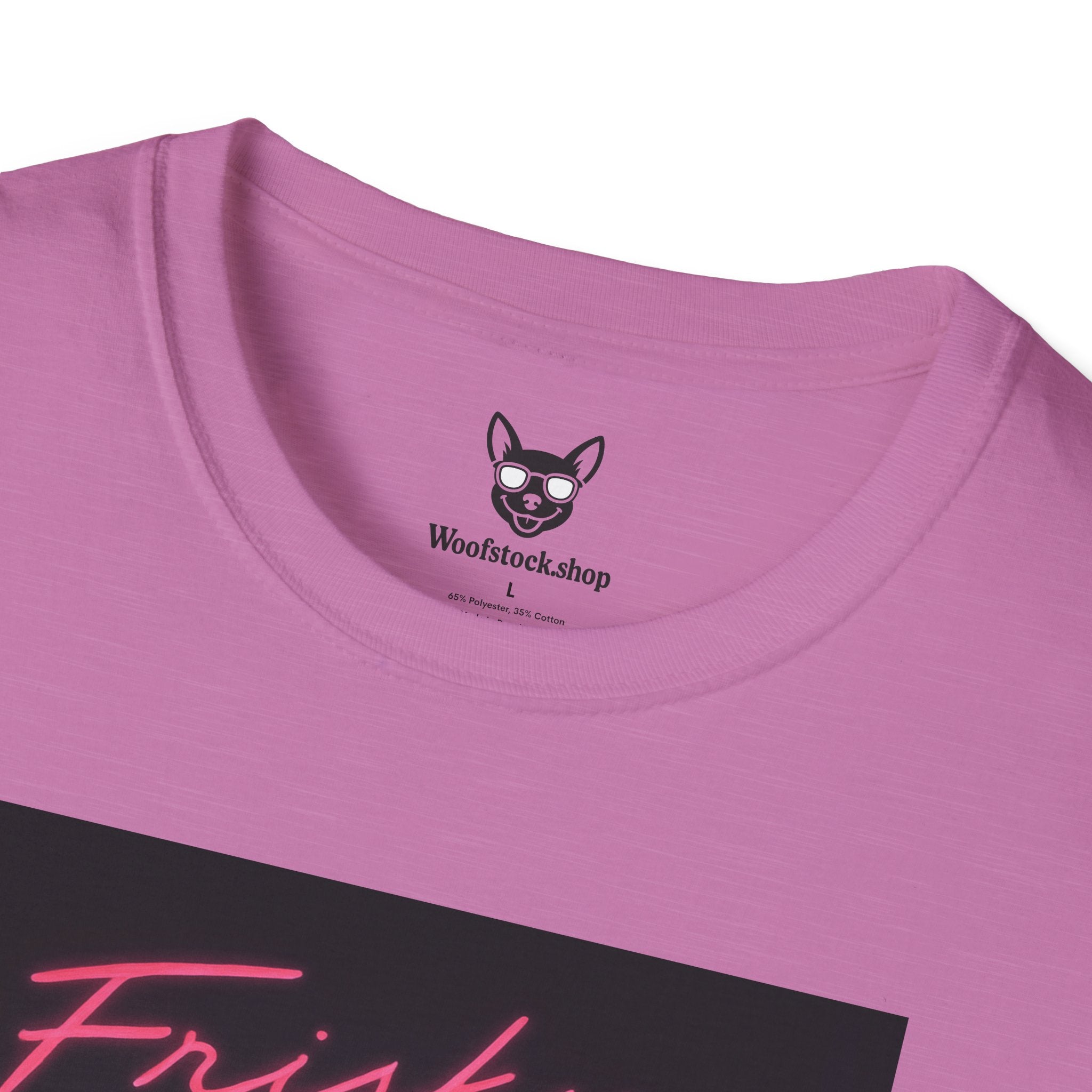 Risky Business Movie Poster Dog Parody Unisex Softstyle T-Shirt -- Funny Dog Movie Tee for Film and Dog Lovers