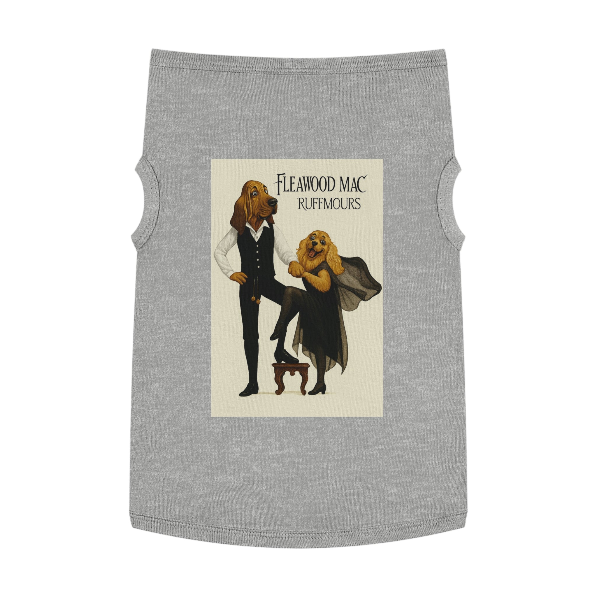 Fleetwoof Mac Ruffmours Pet Tank Top -- Funny Fleetwood Mac Parody Shirt for Dog Lovers