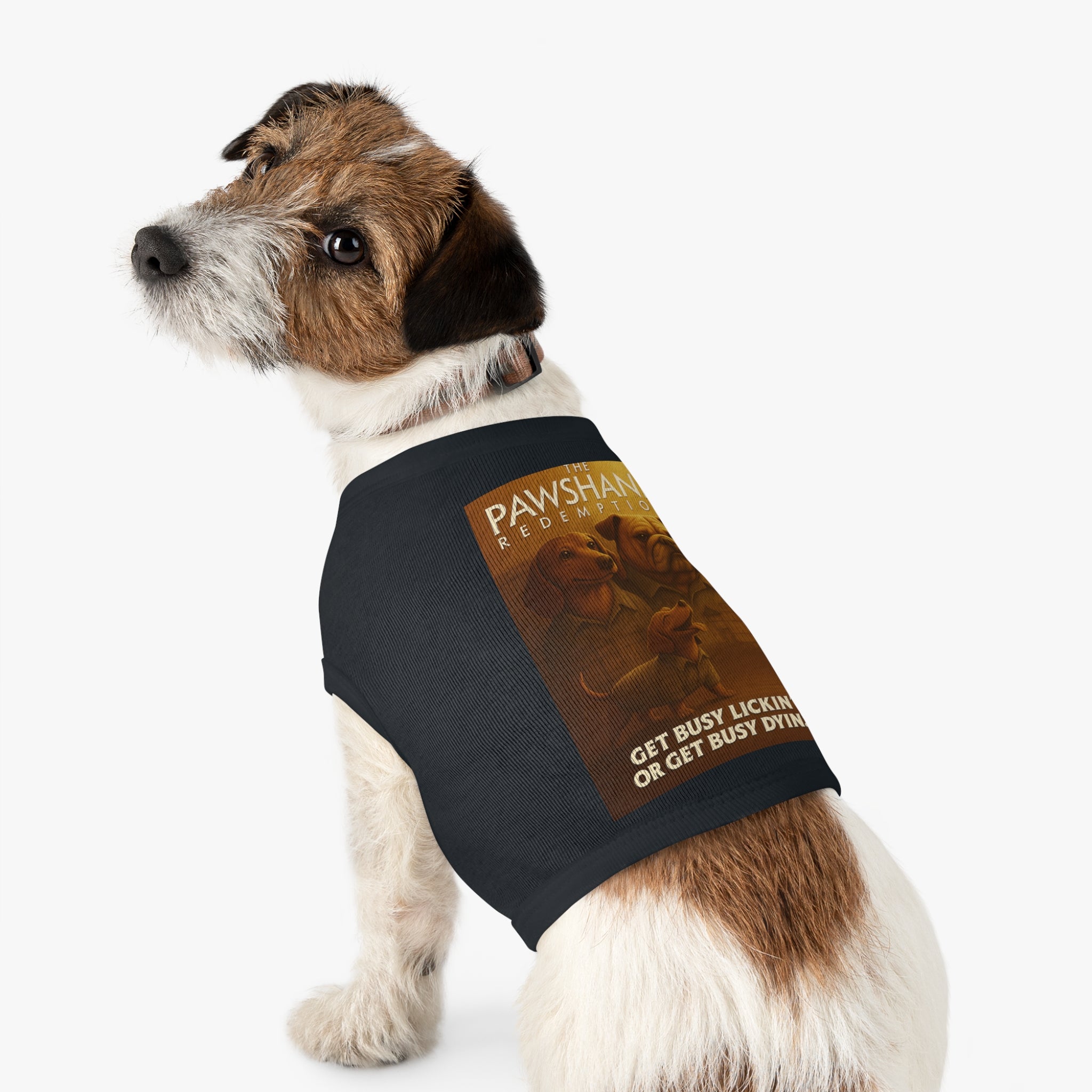The Pawshank Redemption Pet Tank Top-- Funny Parody Shirt for Dog Lovers