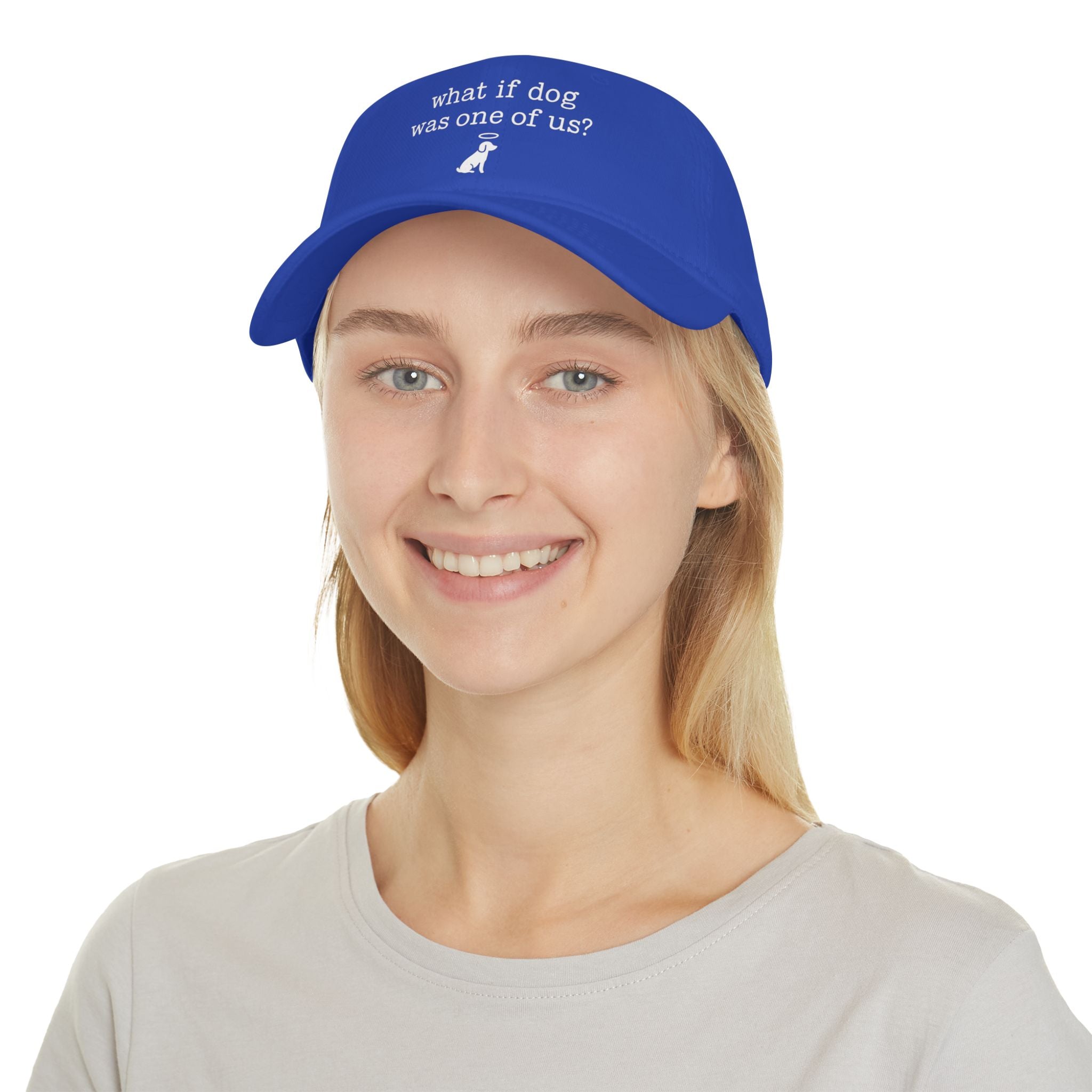 What If Dog Was One Of Us Low Profile Baseball Cap