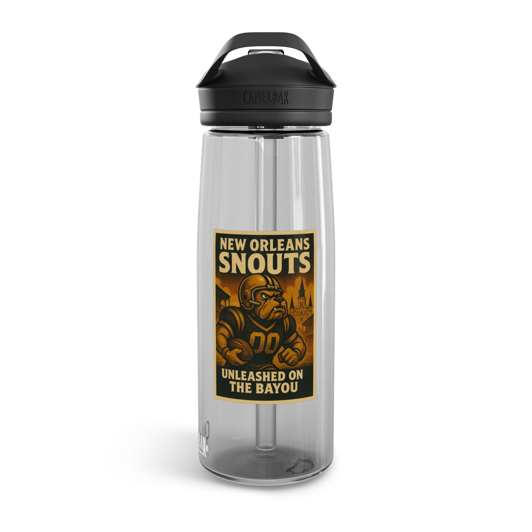 25oz CameBak Water Bottle – Funny Dog Football Team Gift