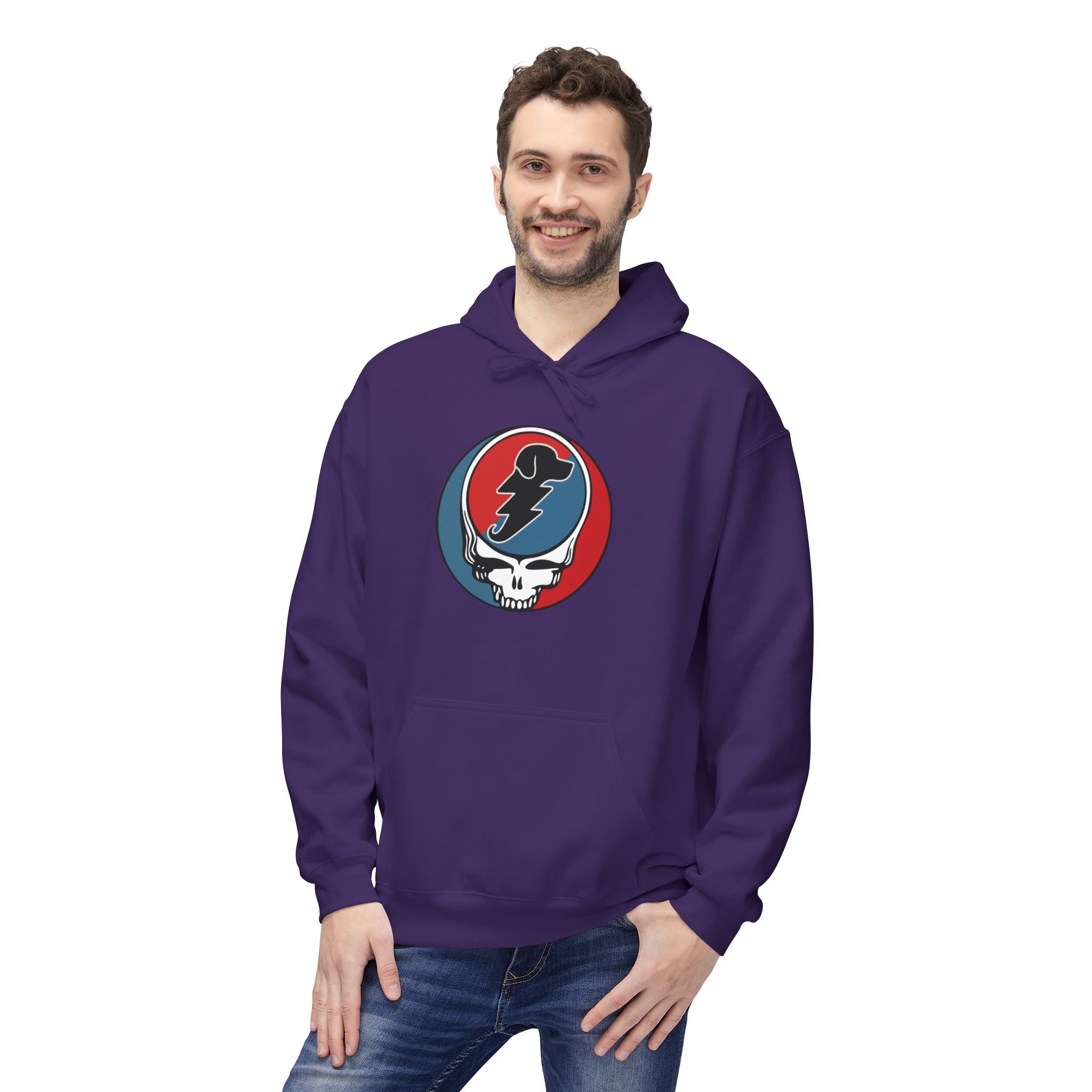 Grateful Dead Parody Dog Hoodie — Funny Hoodie for Deadheads and Dog Lovers