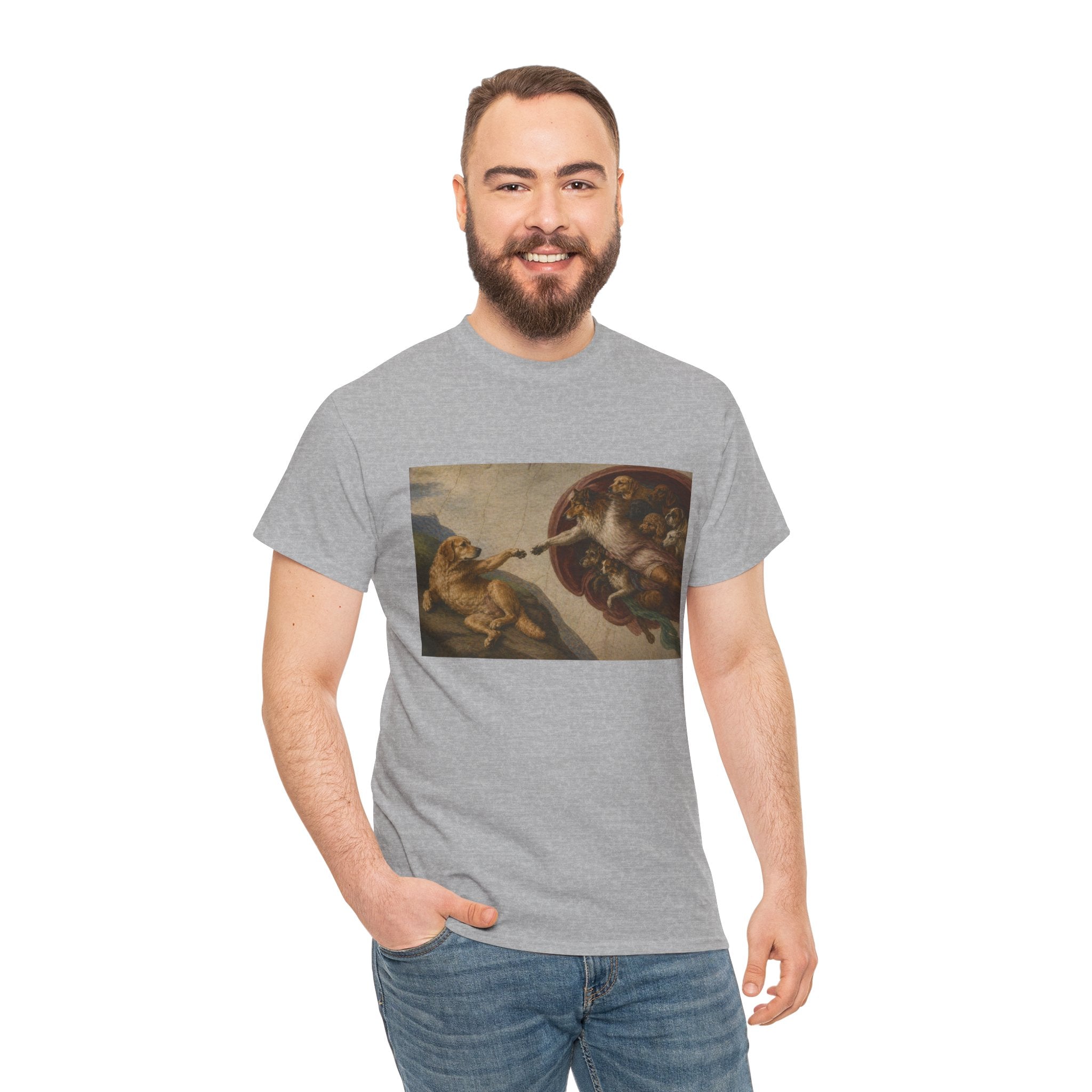 The Creation of Paw-dam -- Funny Shirt for Dog and Art Lovers