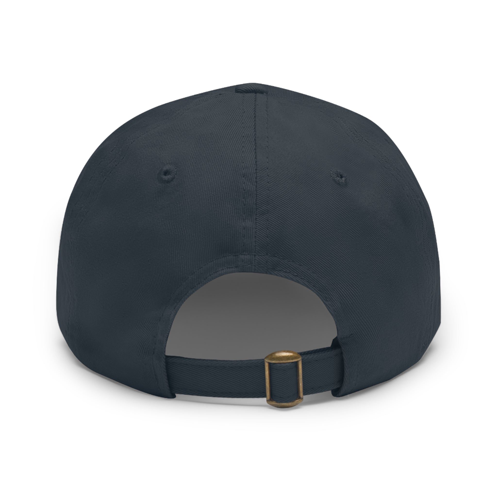 I Wish I Brought My Dog Dad Hat with Leather Patch (Round) -- Funny Hat for Dog Lovers