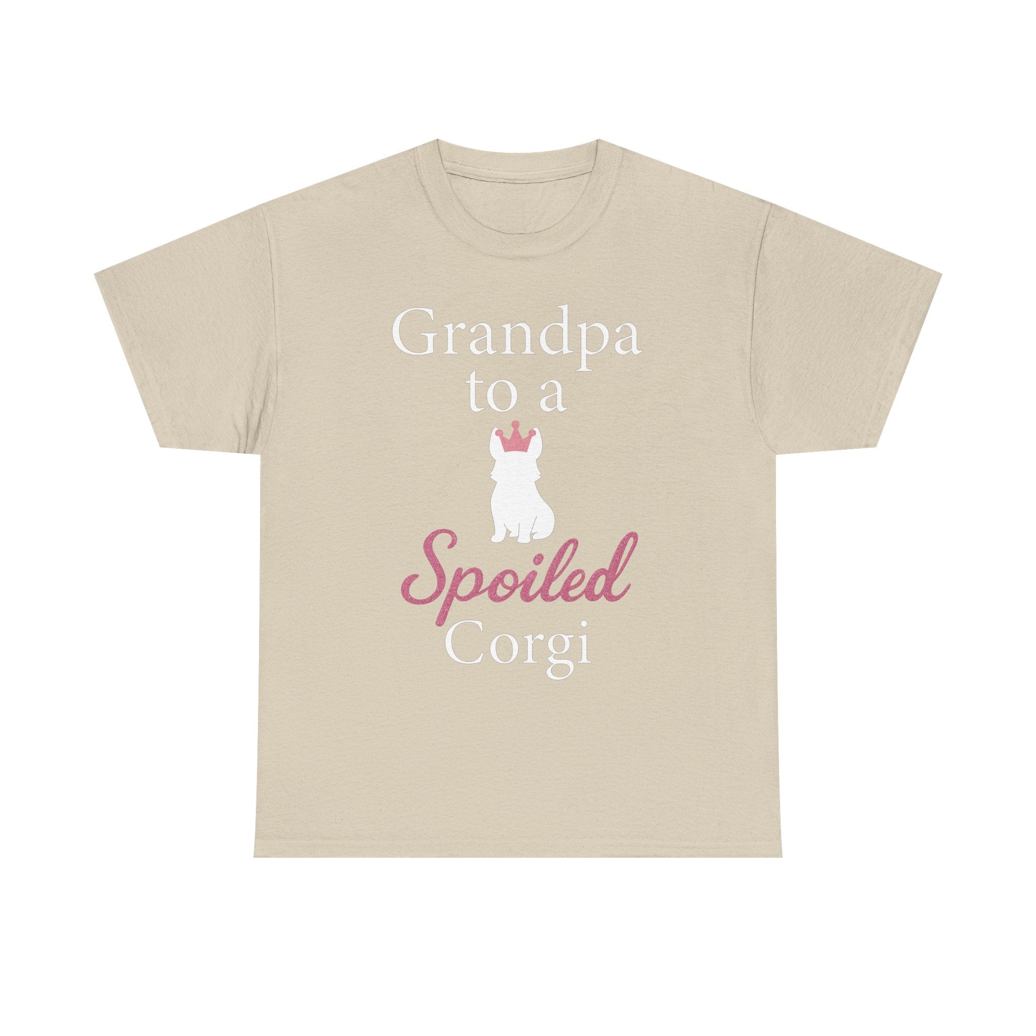 Grandpa to a Spoiled Corgi T-Shirt — Funny Shirt for Dog Lovers