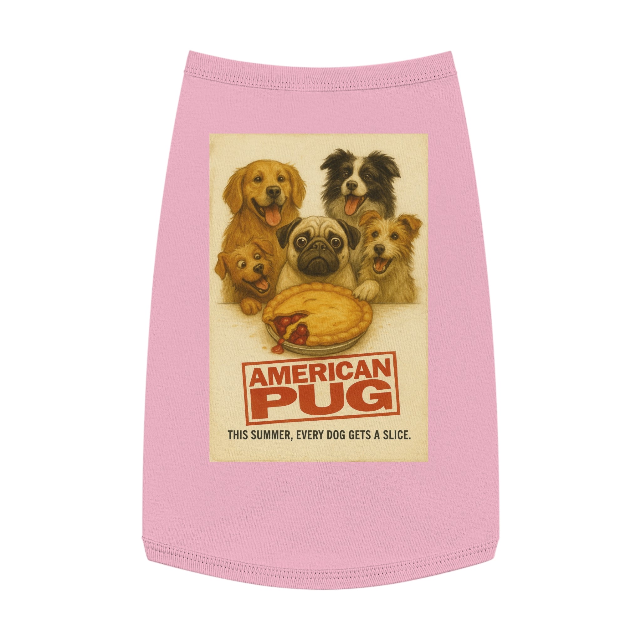 American Pug Pet Tank Top-- Funny Parody Shirt for Dog Lovers