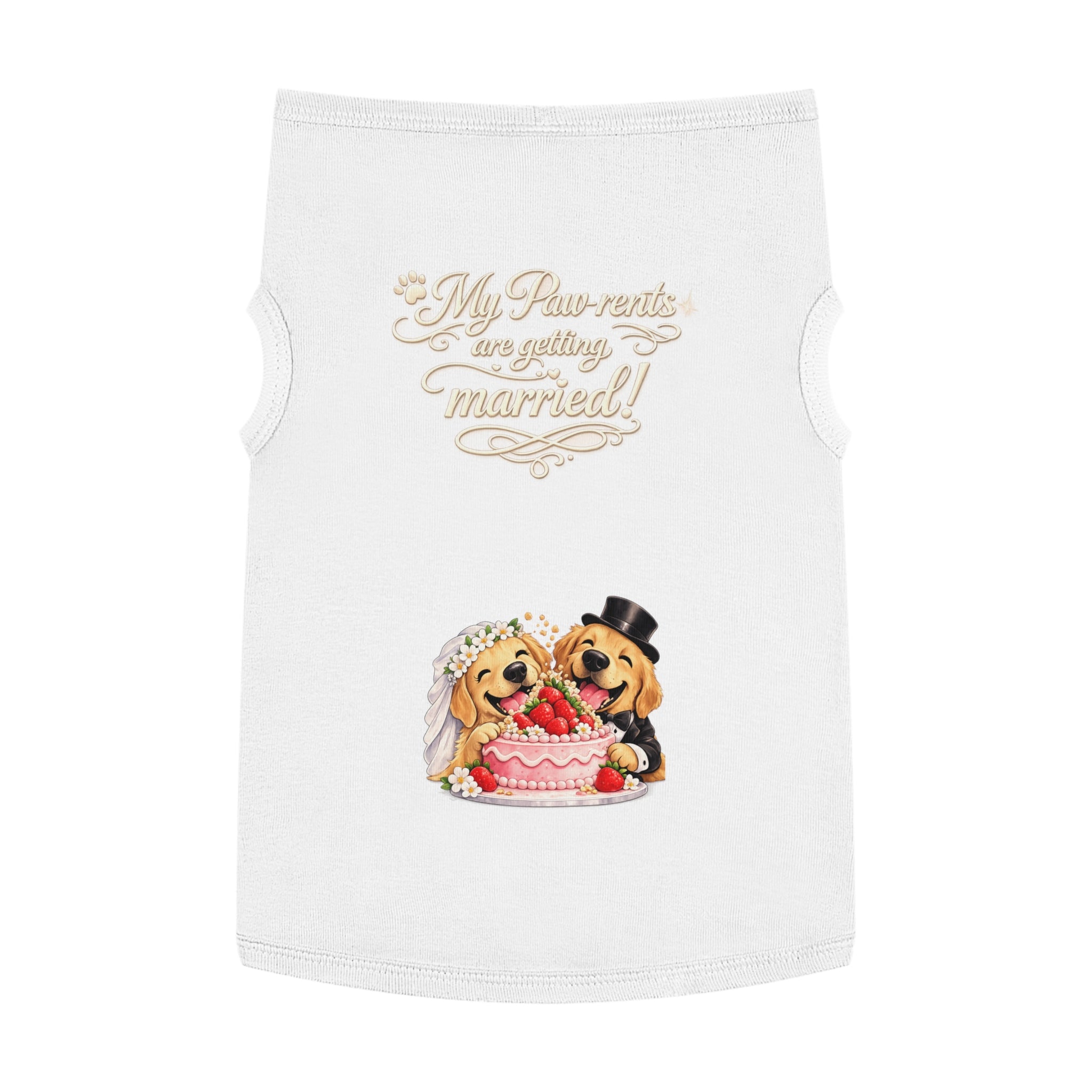 Engagement Gift for Dog Lovers -- My Pawrents Are Getting Married Dog Shirt Wedding Gift (Lab/Golden Retriever)